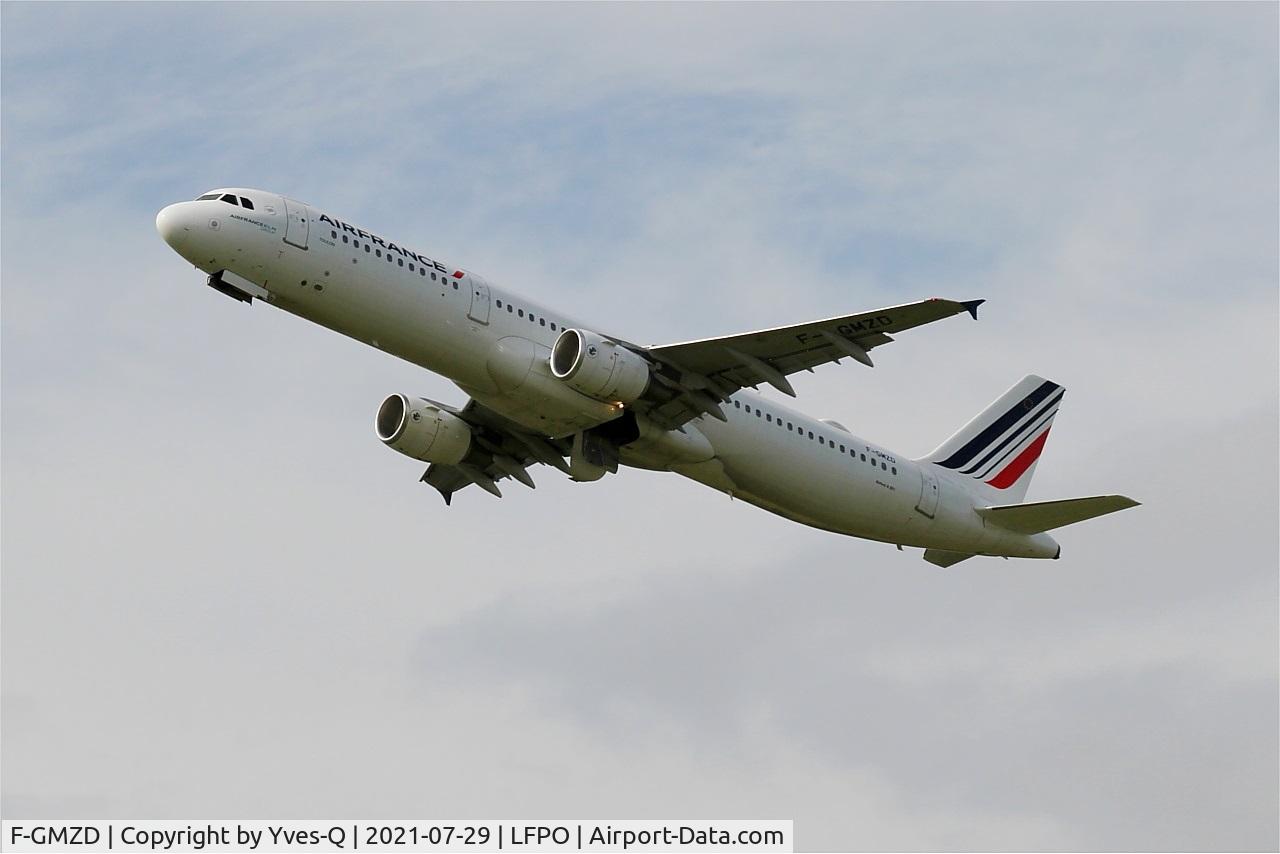 F-GMZD, 1995 Airbus A321-111 C/N 0529, Airbus A321-111, Take off rwy 24, Paris-Orly airport (LFPO-ORY)
