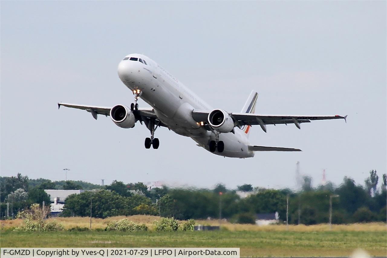 F-GMZD, 1995 Airbus A321-111 C/N 0529, Airbus A321-111, Take off rwy 24, Paris-Orly airport (LFPO-ORY)