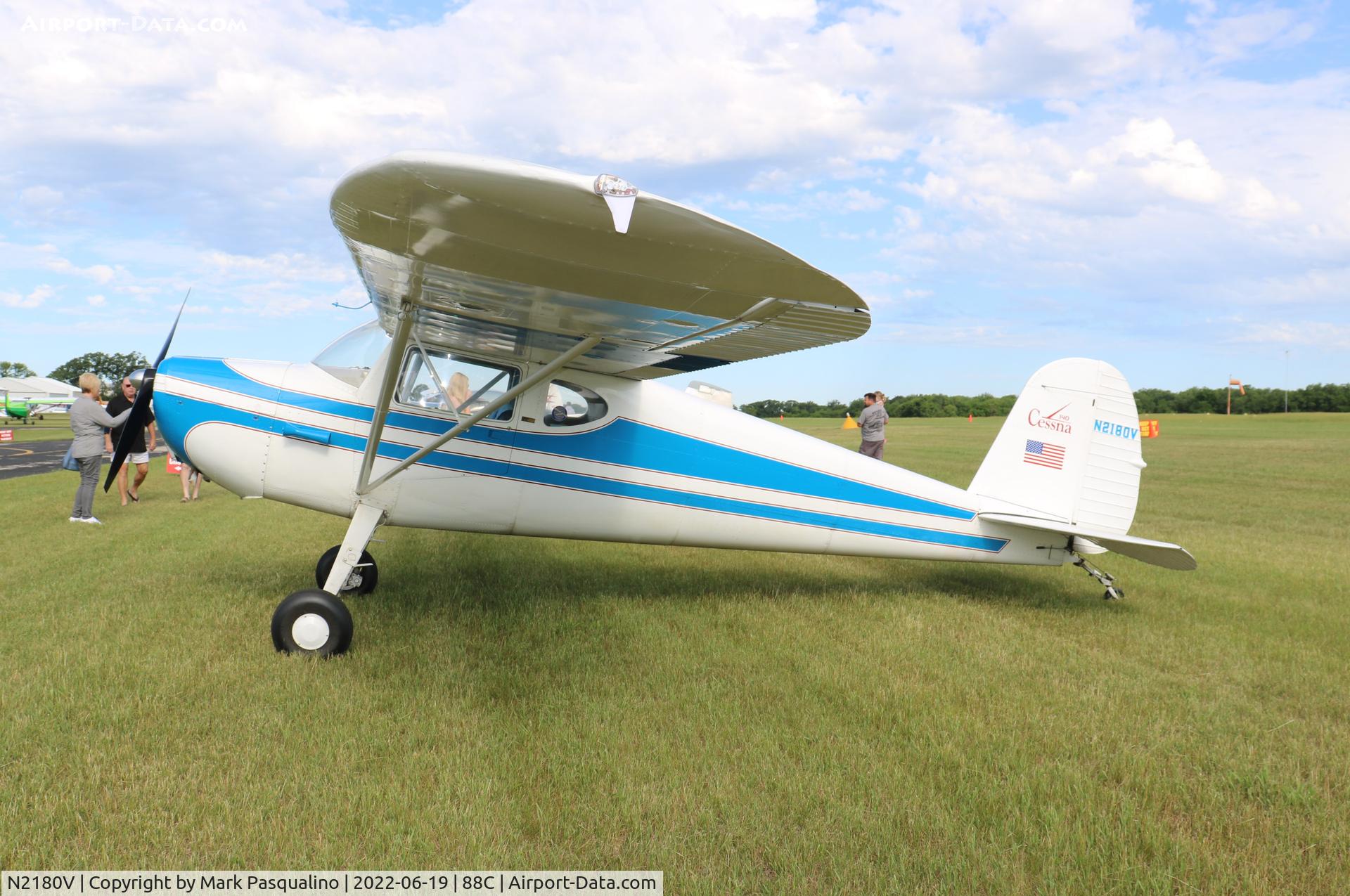 N2180V, 1948 Cessna 140 C/N 14409, Cessna 140