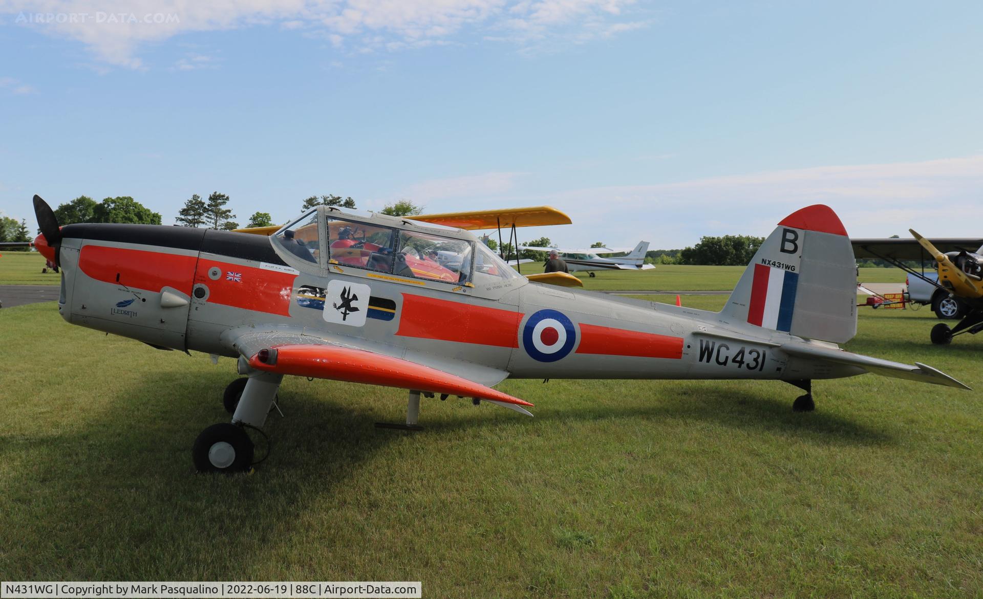 N431WG, 1951 De Havilland DHC-1 Chipmunk 22 C/N C1/0505, DHC-1 Chipmunk 22
