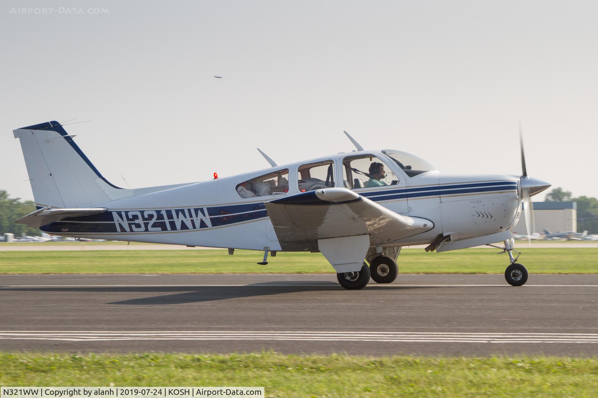 N321WW, 1970 Beech F33 Bonanza C/N CD-1247, At AirVenture 2019