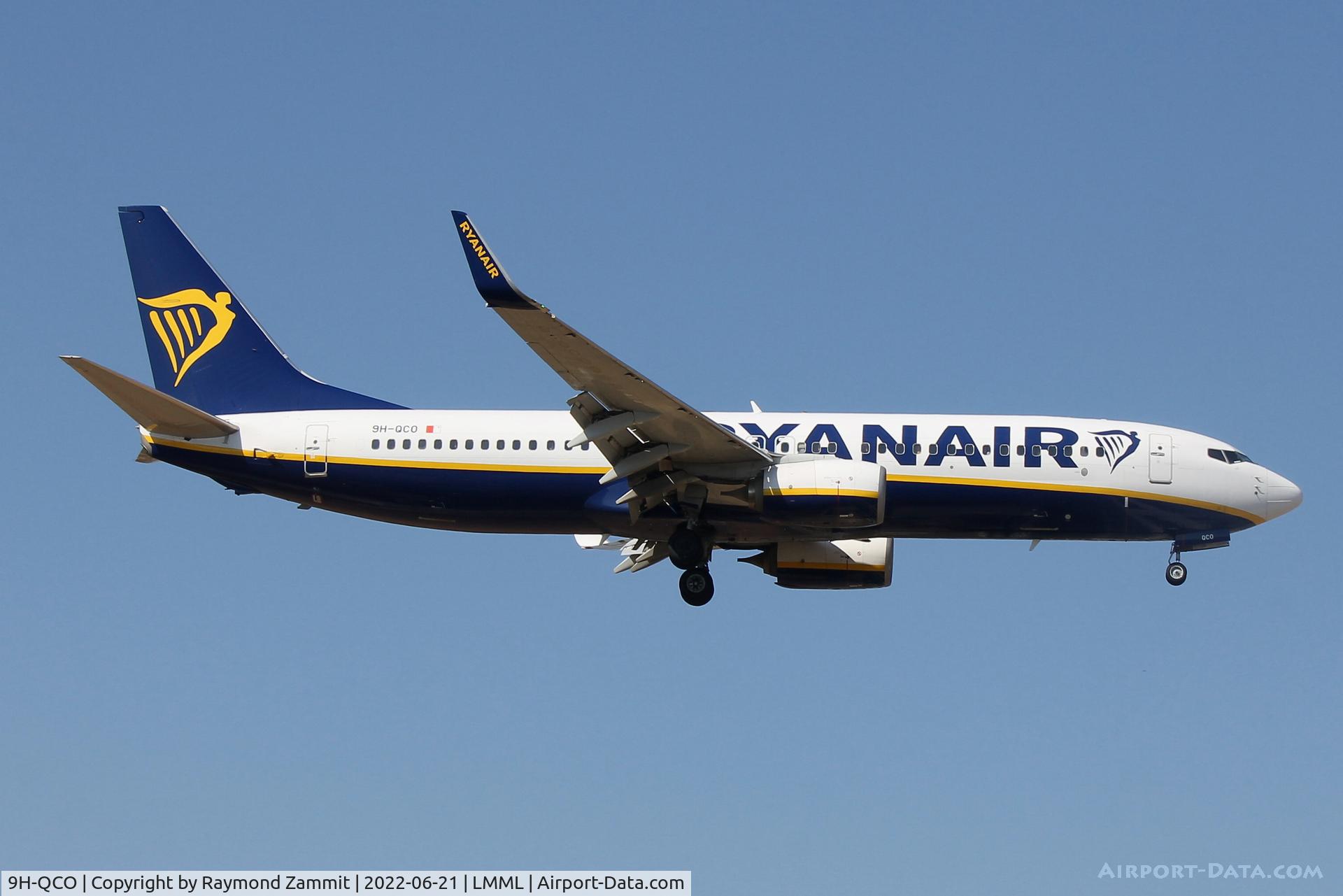 9H-QCO, 2016 Boeing 737-8AS C/N 44733, B737-800 9H-QCO Malta Air