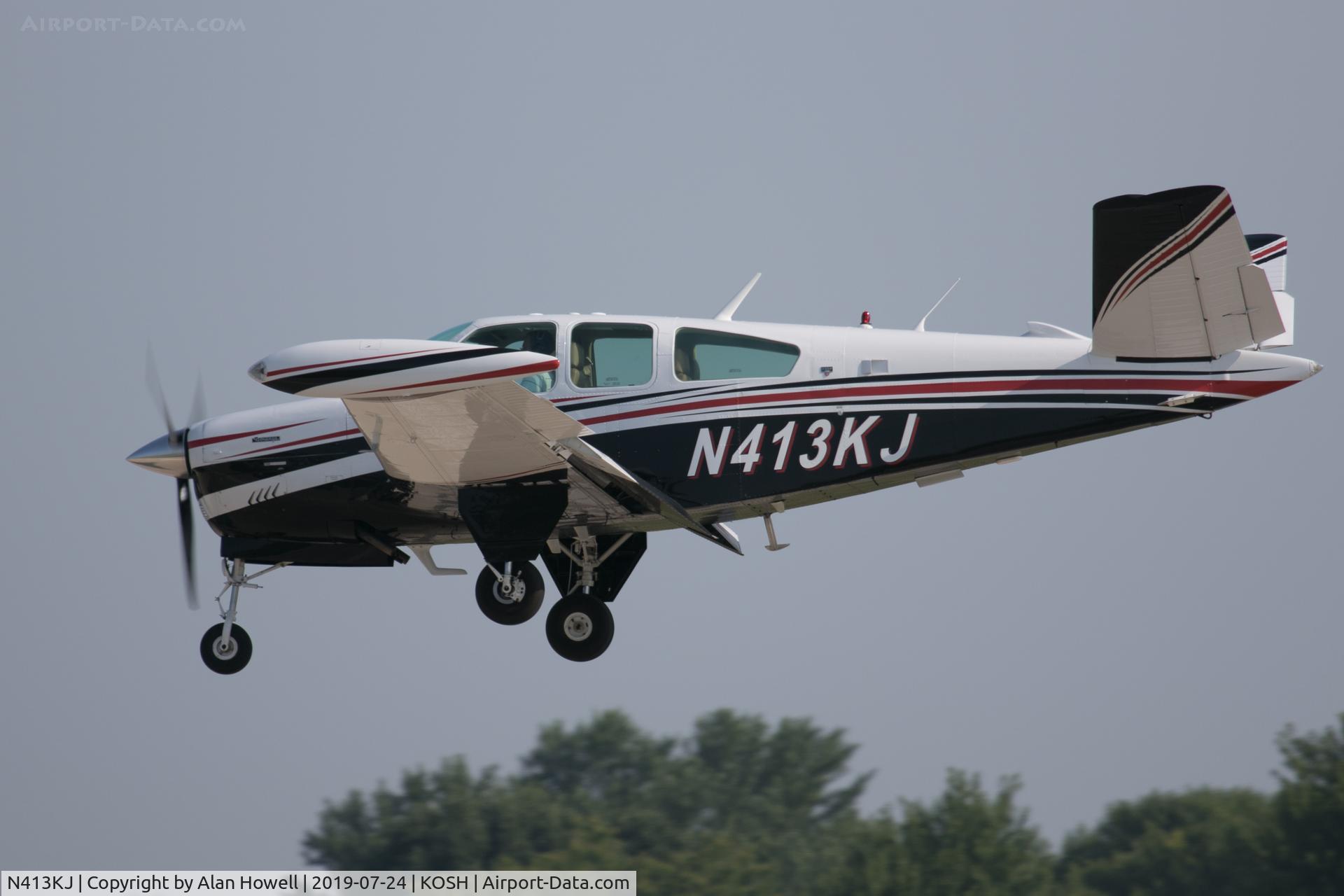 N413KJ, 1980 Beech V35B Bonanza C/N D-10307, At AirVenture 2019