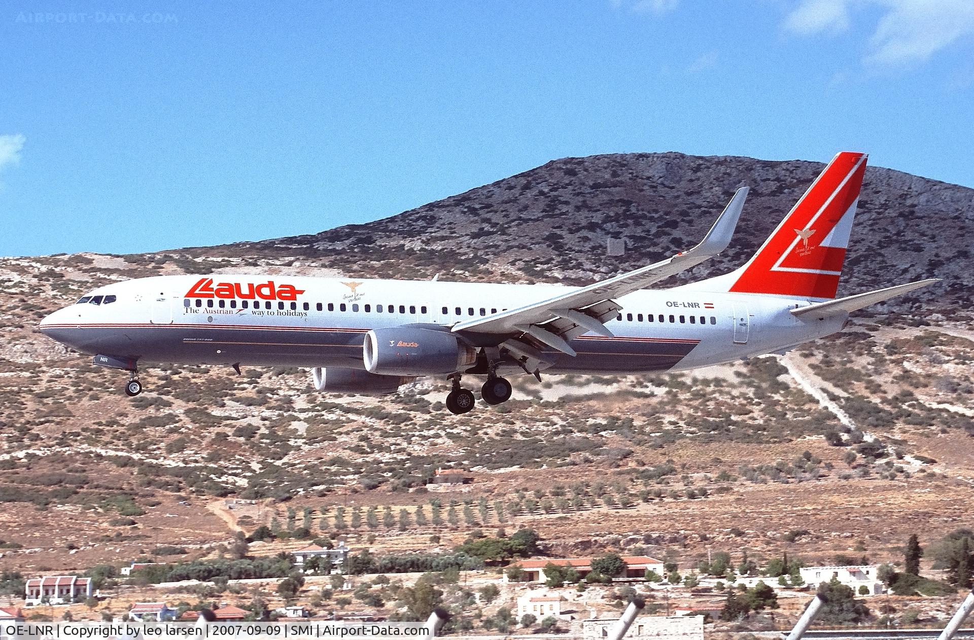 OE-LNR, 2005 Boeing 737-8Z9 C/N 33833, Samos 9.9.2007