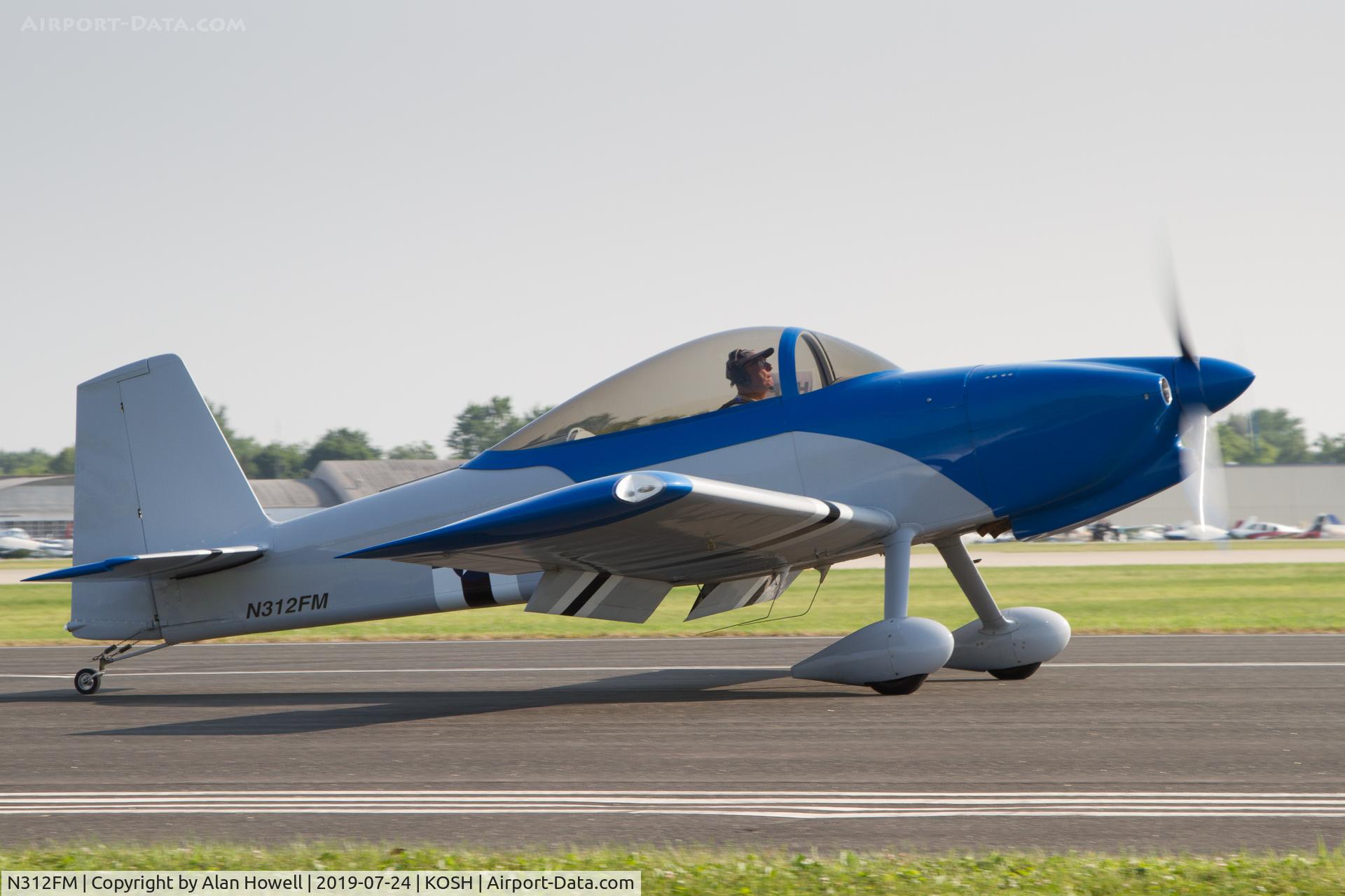 N312FM, 2013 Vans RV-8 C/N 82162, At AirVenture 2019