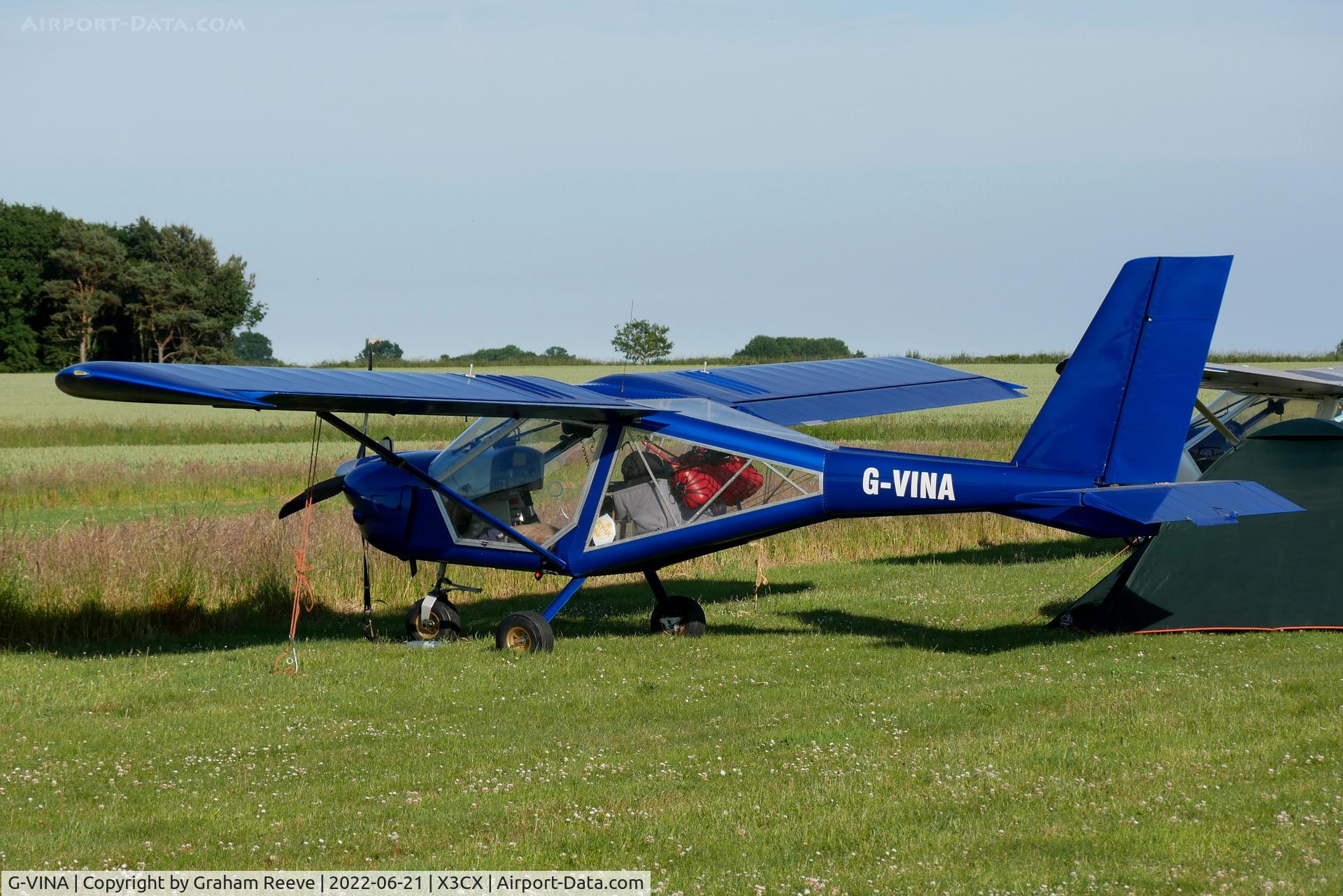 G-VINA, 2013 Aeroprakt A-22L Foxbat C/N LAA 317A-14977, Parked at Northrepps.