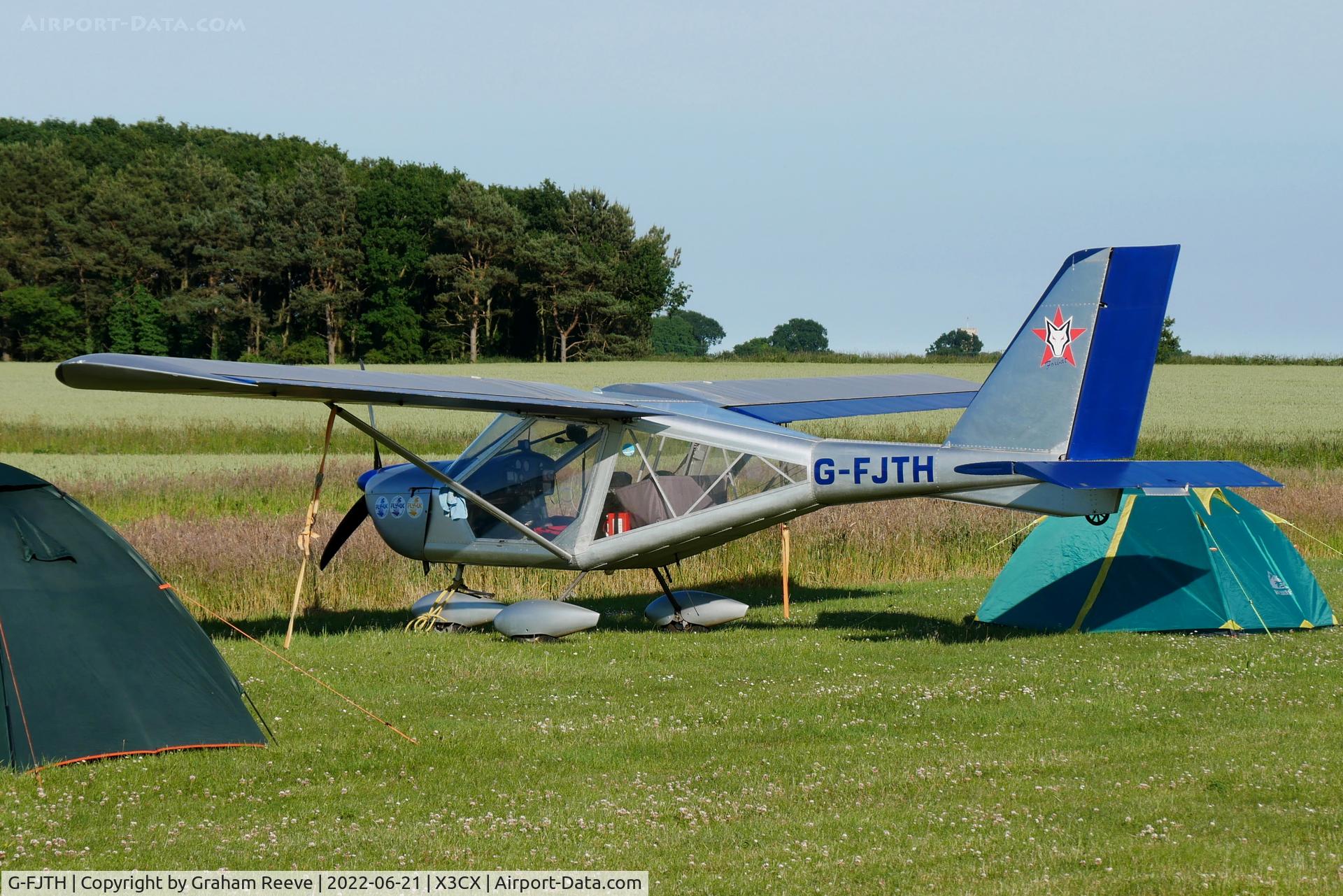 G-FJTH, 2003 Aeroprakt A-22 Foxbat C/N PFA 317-13928, Parked at Northrepps.