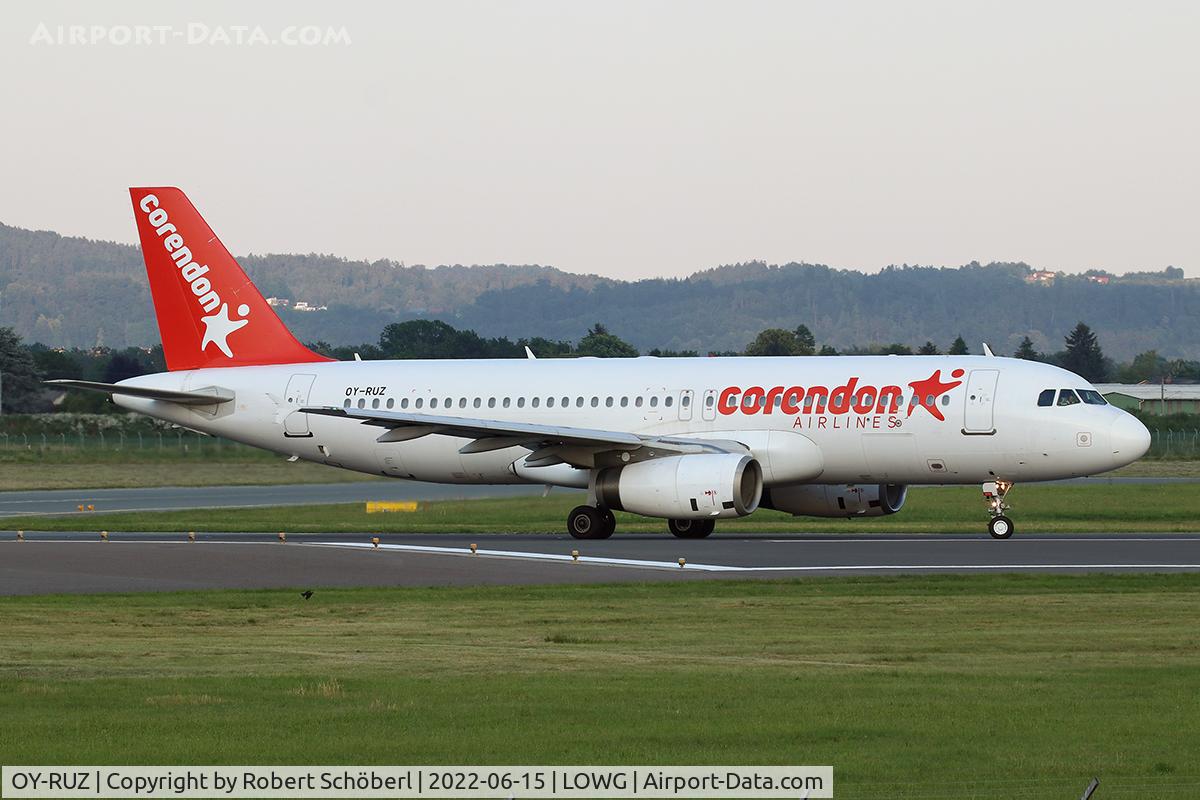 OY-RUZ, 1998 Airbus A320-233 C/N 839, OY-RUZ @ LOWG 2022