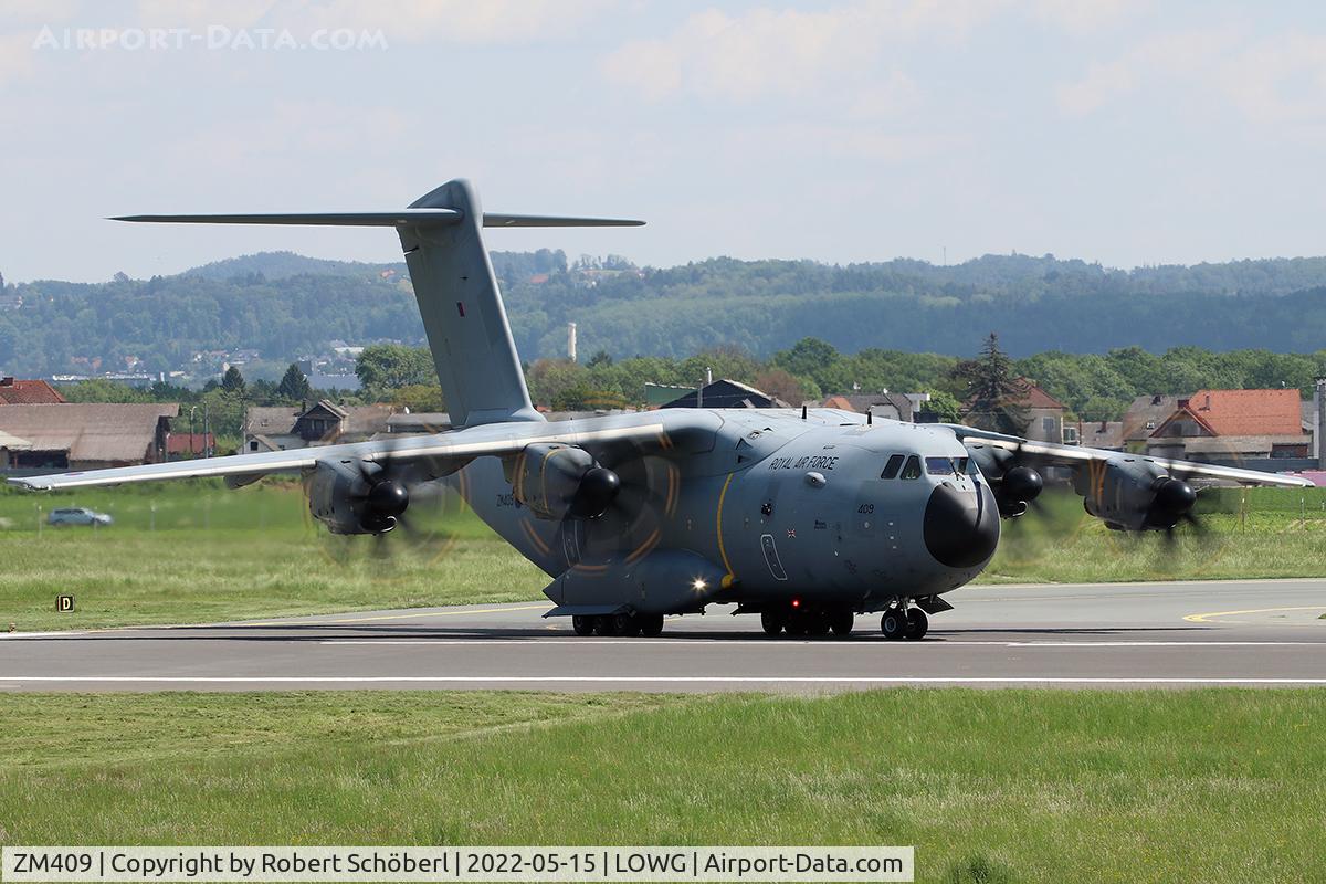 ZM409, 2016 Airbus A400M Atlas C.1 C/N 034, ZM409 @ LOWG 2022