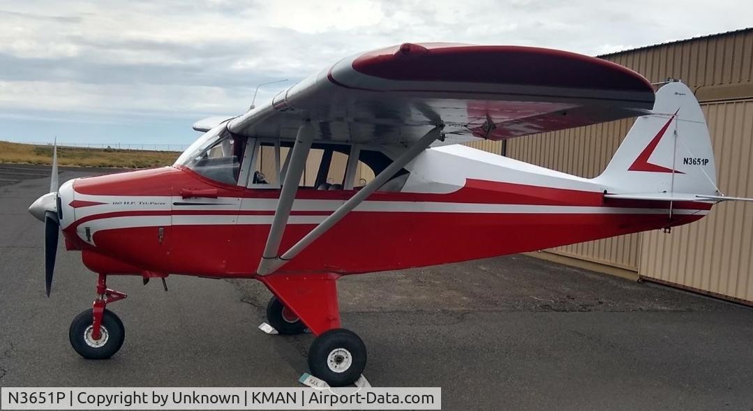N3651P, Piper PA-22-150 C/N 22-3402, Red and white factory scheme