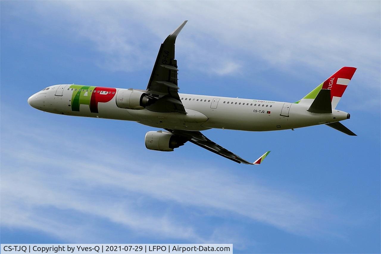 CS-TJQ, 2019 Airbus A321-251NX C/N 9308, Airbus A321-251NX, Climbing from rwy 24, Paris Orly airport (LFPO-ORY)