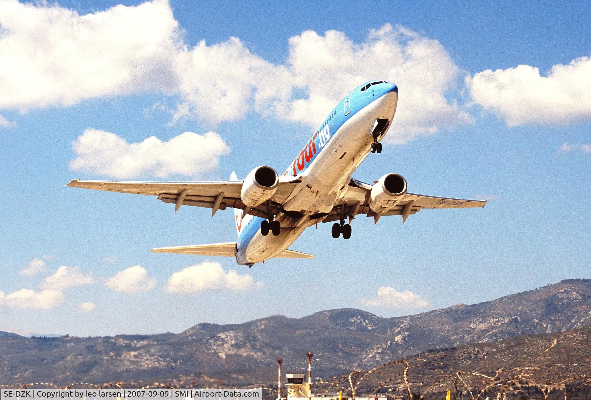 SE-DZK, 2000 Boeing 737-804 C/N 28231, Samos 9.9.2007