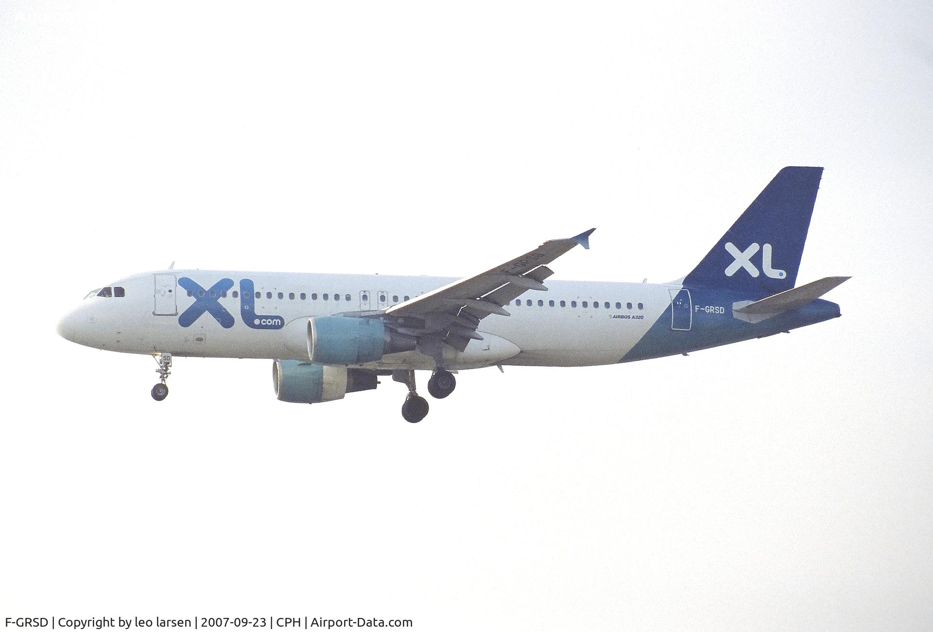 F-GRSD, 1996 Airbus A320-214 C/N 653, Copenhagen 23.9.2007
