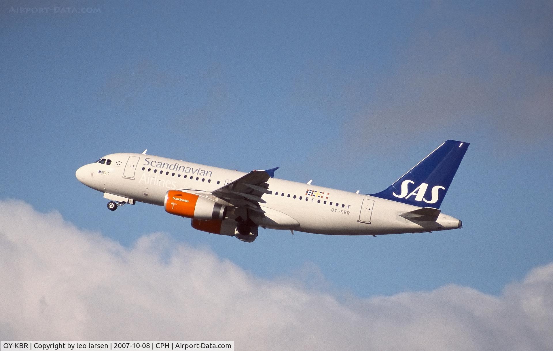 OY-KBR, 2007 Airbus A319-132 C/N 3231, Copenhagen 8.10.2007