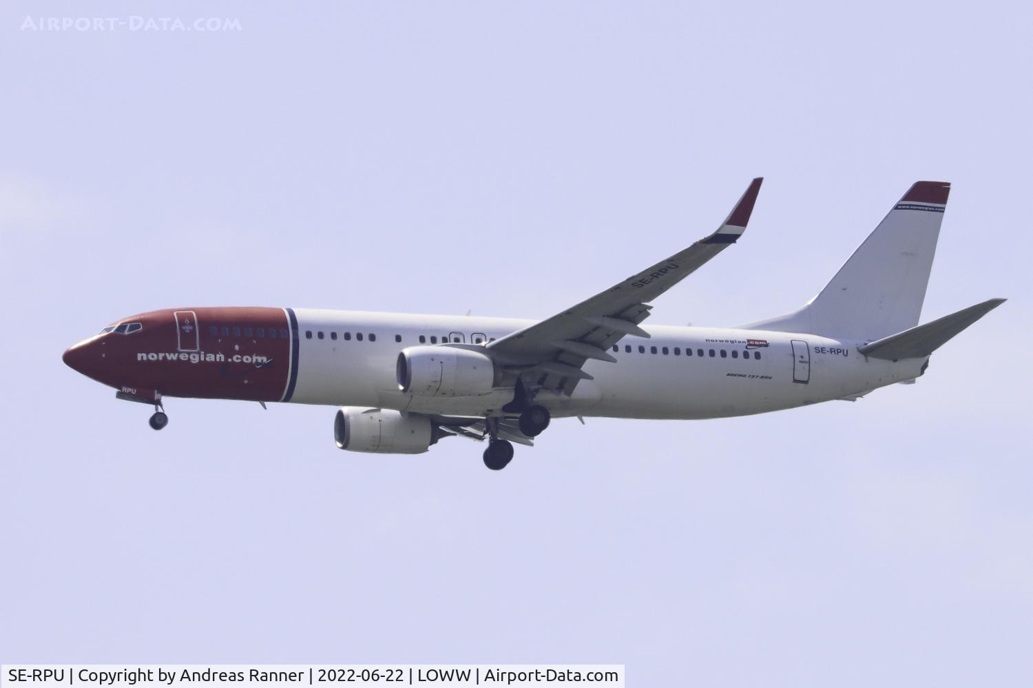SE-RPU, 2015 Boeing 737-8JP C/N 42078, Nowegian Air Sweden Boeing 737
