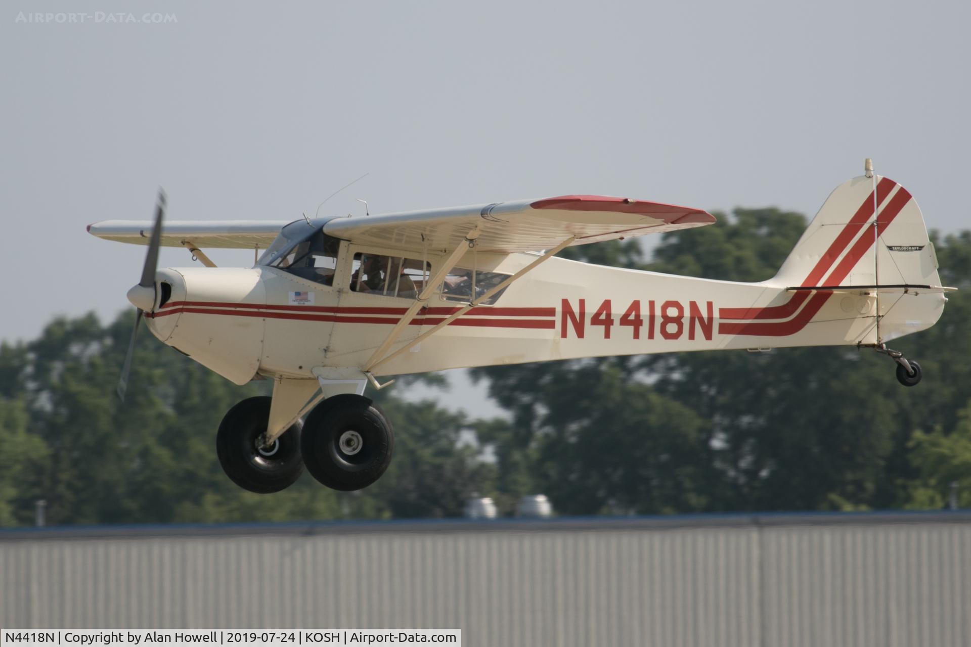 N4418N, Taylorcraft F21B C/N F-1517, At AirVenture 2019