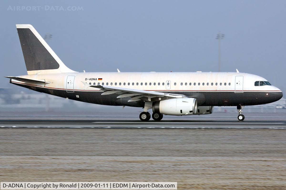 D-ADNA, 1999 Airbus ACJ319 (A319-133/CJ) C/N 1053, at muc