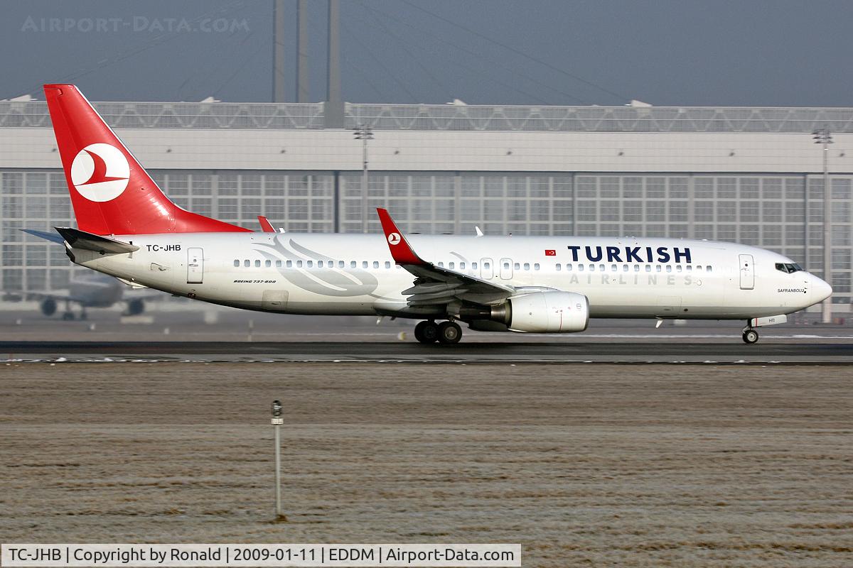 TC-JHB, 2008 Boeing 737-8F2 C/N 35741, at muc