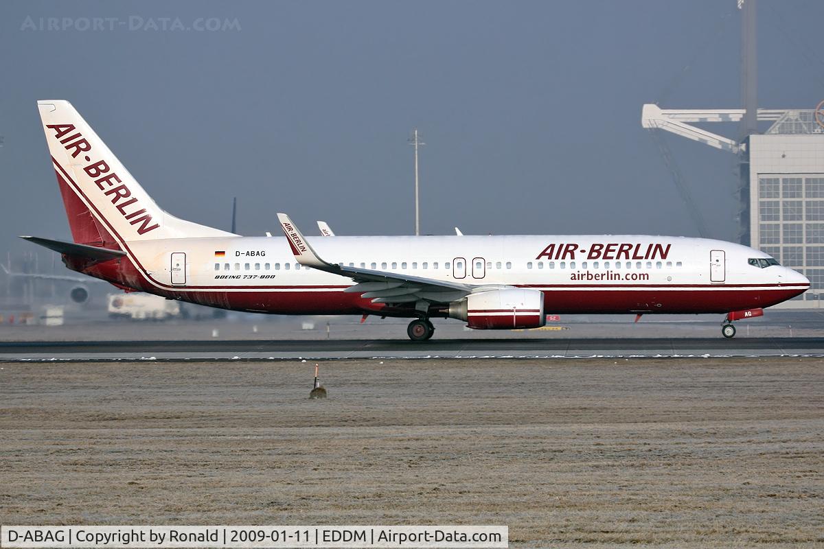 D-ABAG, 2001 Boeing 737-86J C/N 30879, at muc