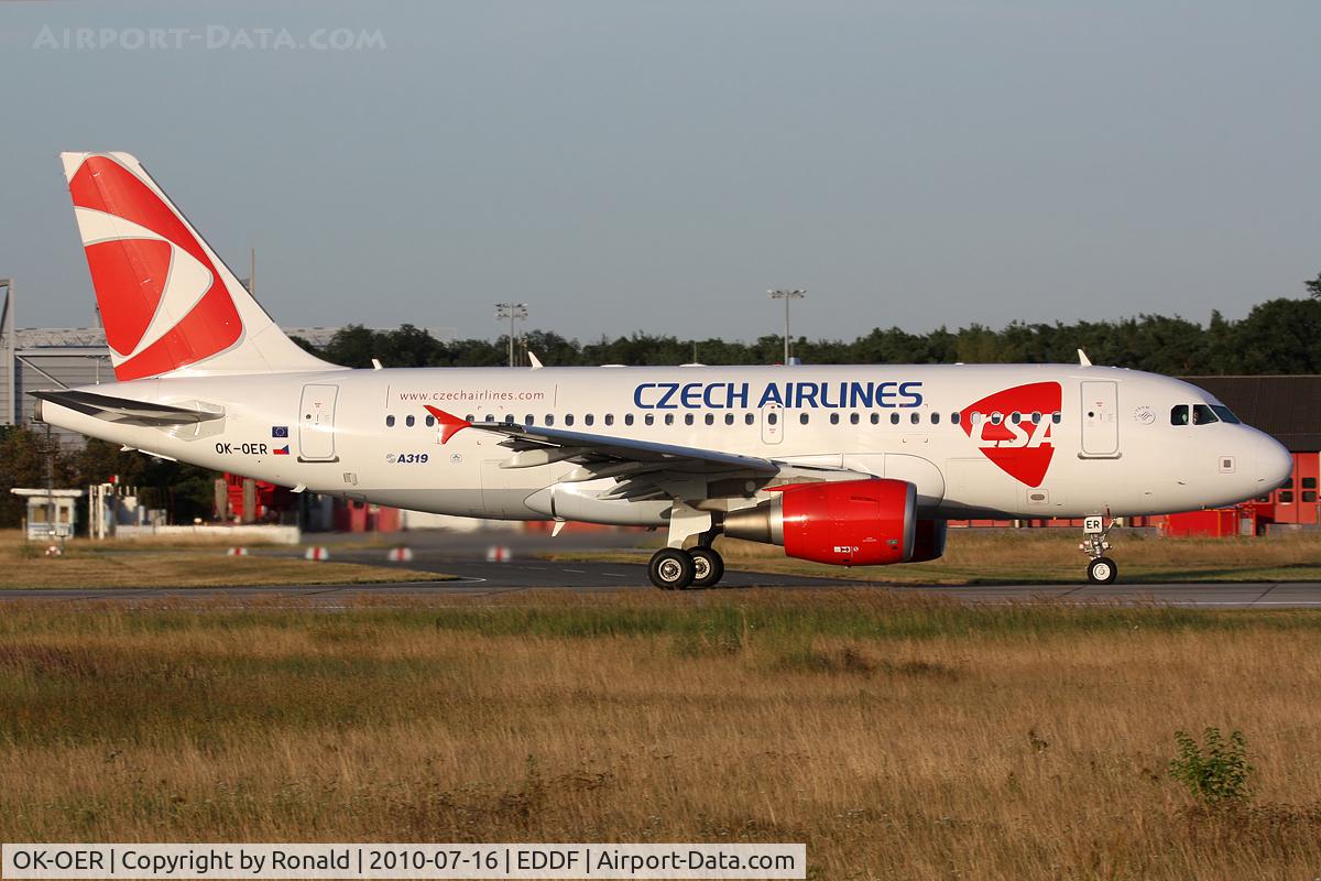 OK-OER, 2009 Airbus A319-112 C/N 3892, at fra
