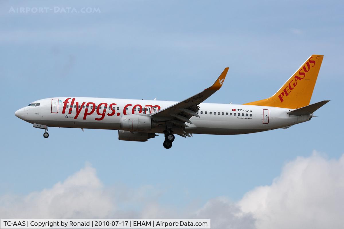 TC-AAS, 2010 Boeing 737-82R C/N 40871, at spl