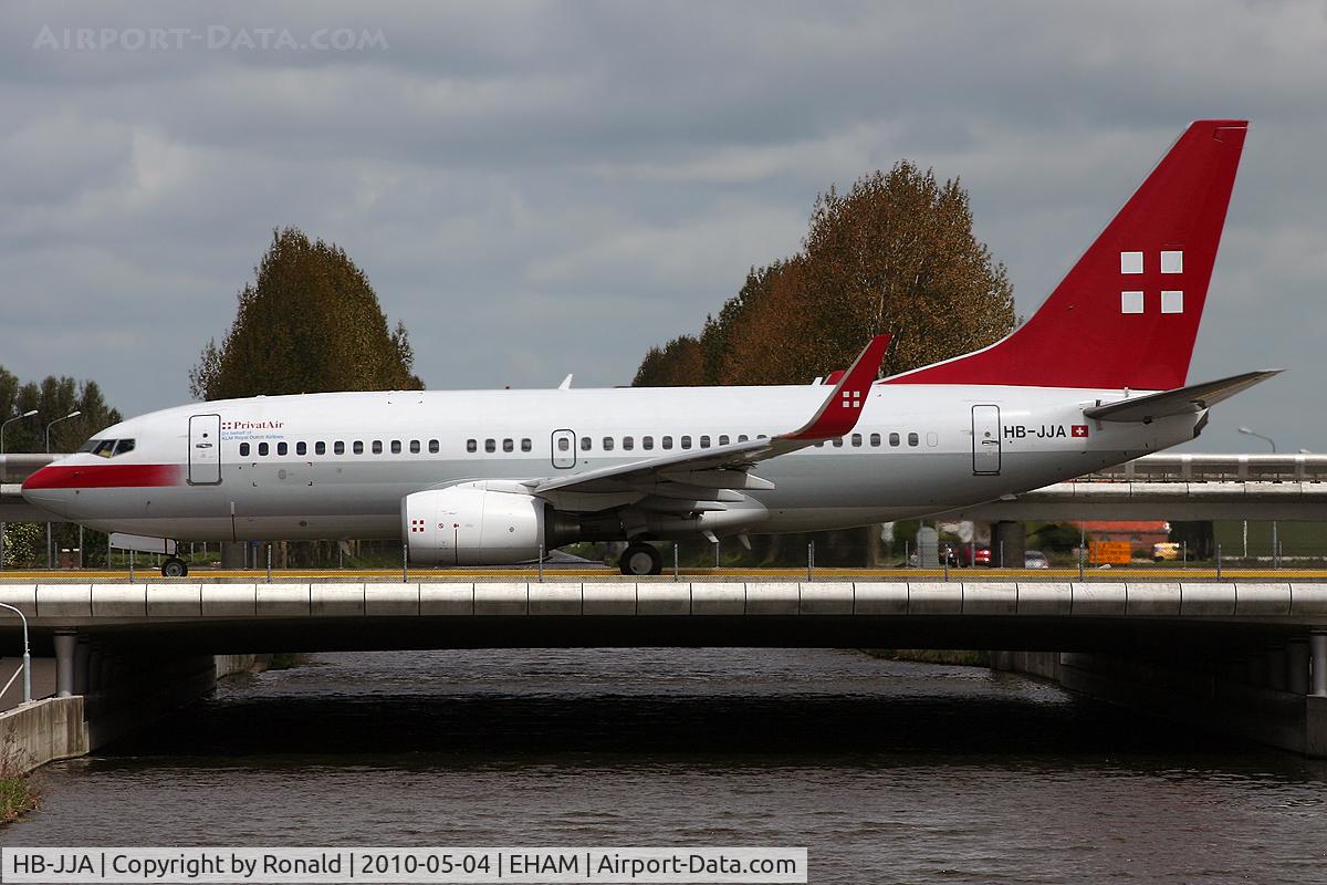 HB-JJA, 2005 Boeing 737-7AK BBJ C/N 34303, at spl