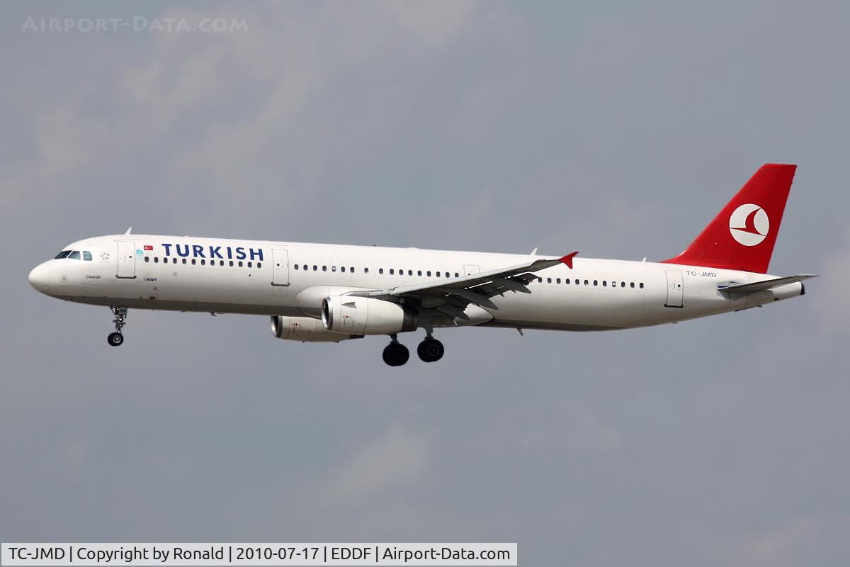 TC-JMD, 1998 Airbus A321-231 C/N 810, at fra