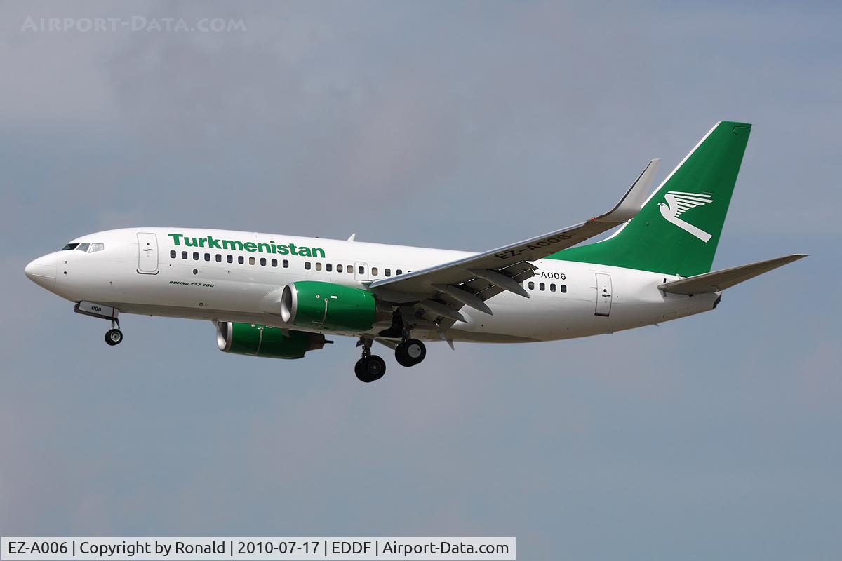 EZ-A006, 2009 Boeing 737-7GL C/N 37236, at fra