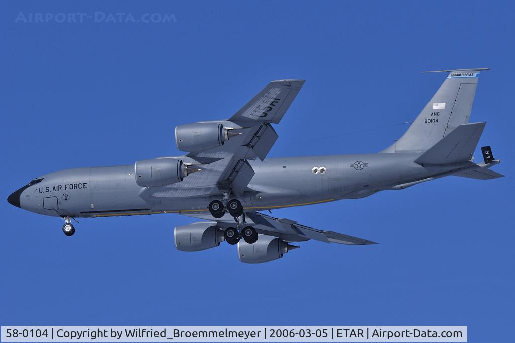 58-0104, 1958 Boeing KC-135R Stratotanker C/N 17849, ANG - Niagara Falls