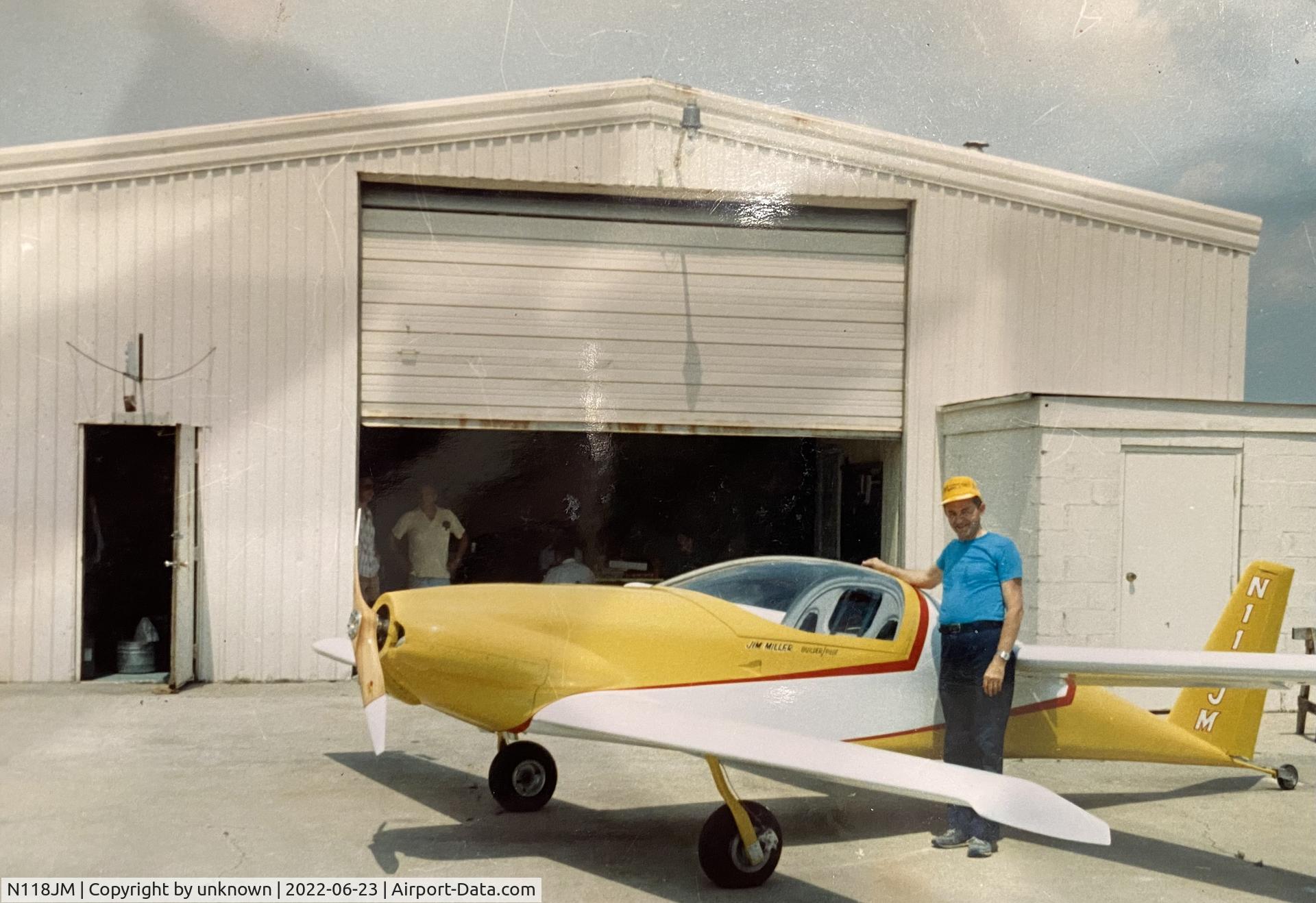 N118JM, Thorp T-18 Tiger C/N 510, Home-built dragonfly aircraft.  Builder/Pilot - Jim Miller.  Springfield, IL