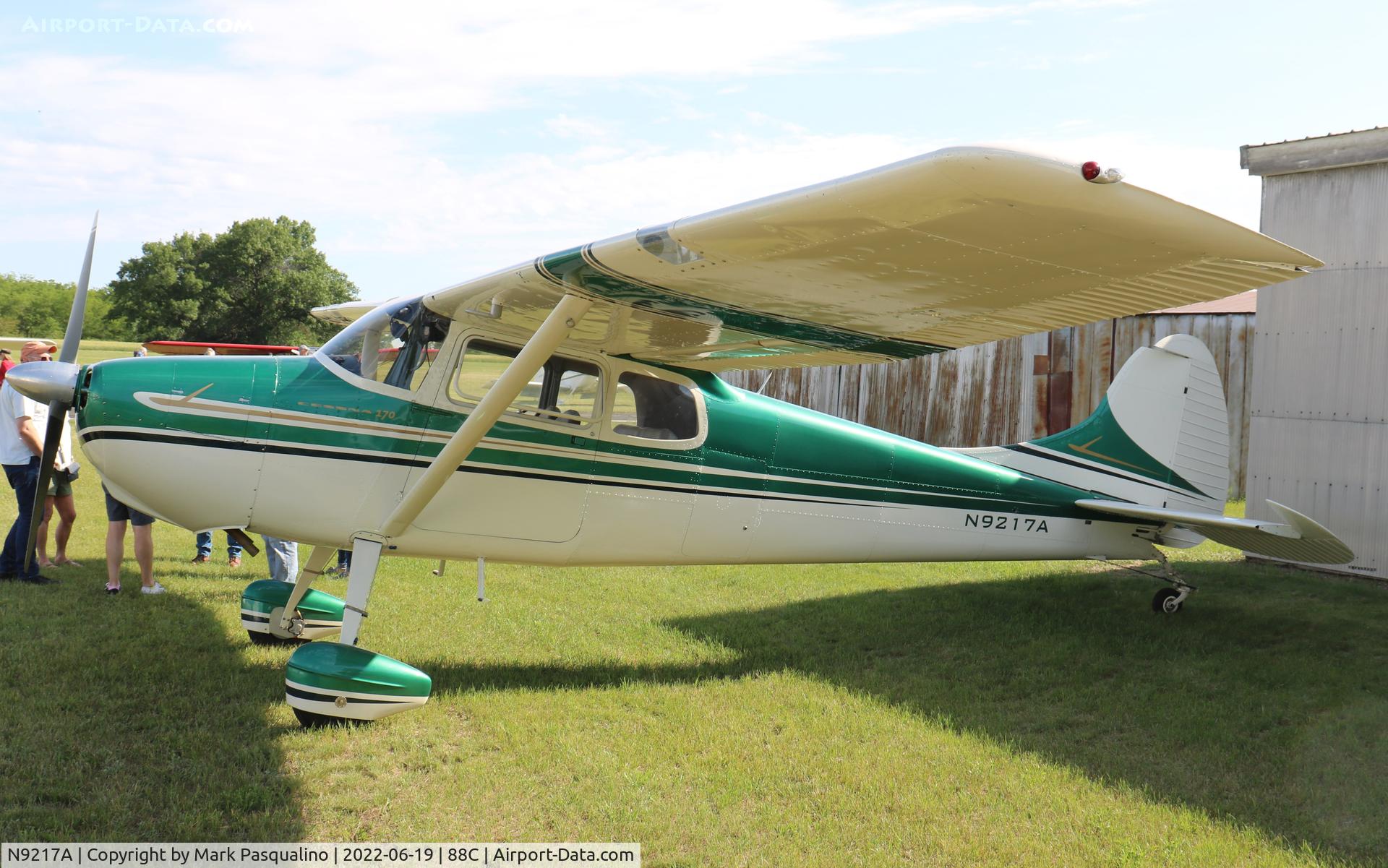 N9217A, 1949 Cessna 170A C/N 18978, Cessna 170B