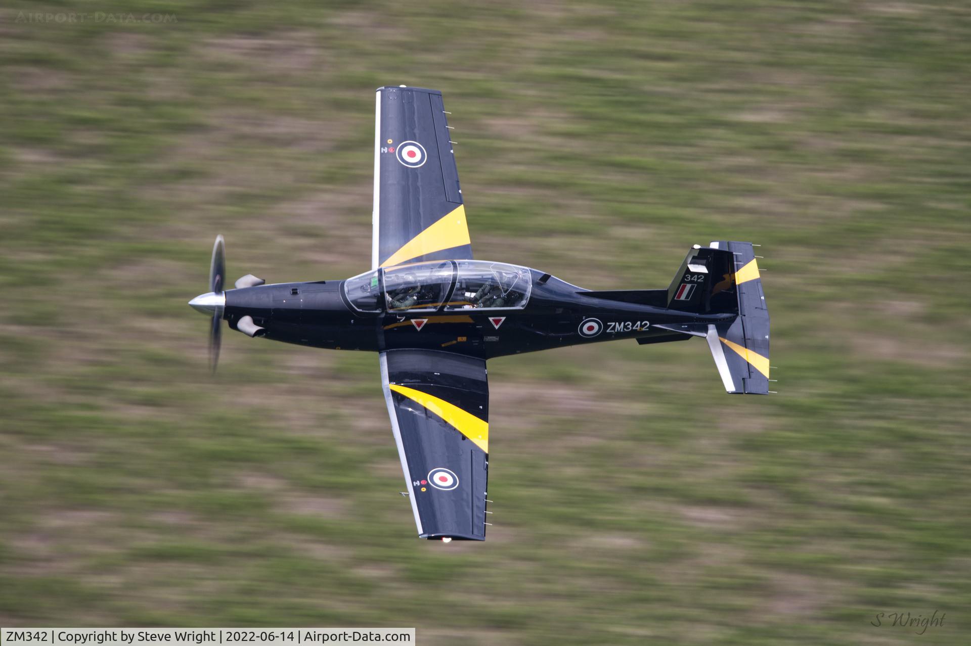 ZM342, 2020 Beechcraft T-6C Texan T.1 C/N PM-139, Bwlch Oerdrws, Mach Loop Wales UK