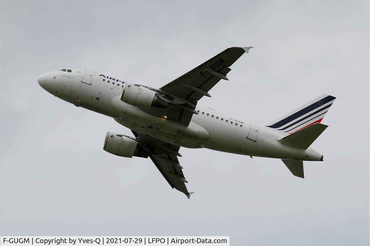 F-GUGM, 2006 Airbus A318-111 C/N 2750, Airbus A318-111, Take off rwy 24, Paris-Orly airport (LFPO-ORY)