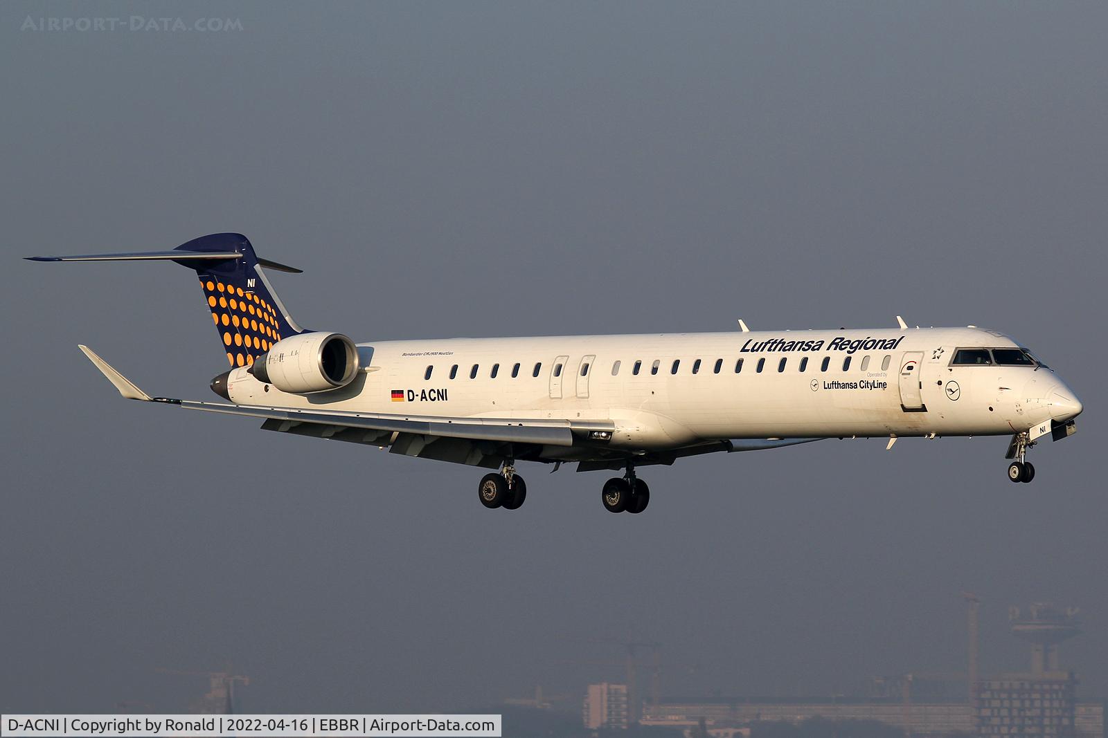 D-ACNI, 2009 Bombardier CRJ-900 NG (CL-600-2D24) C/N 15248, at bru