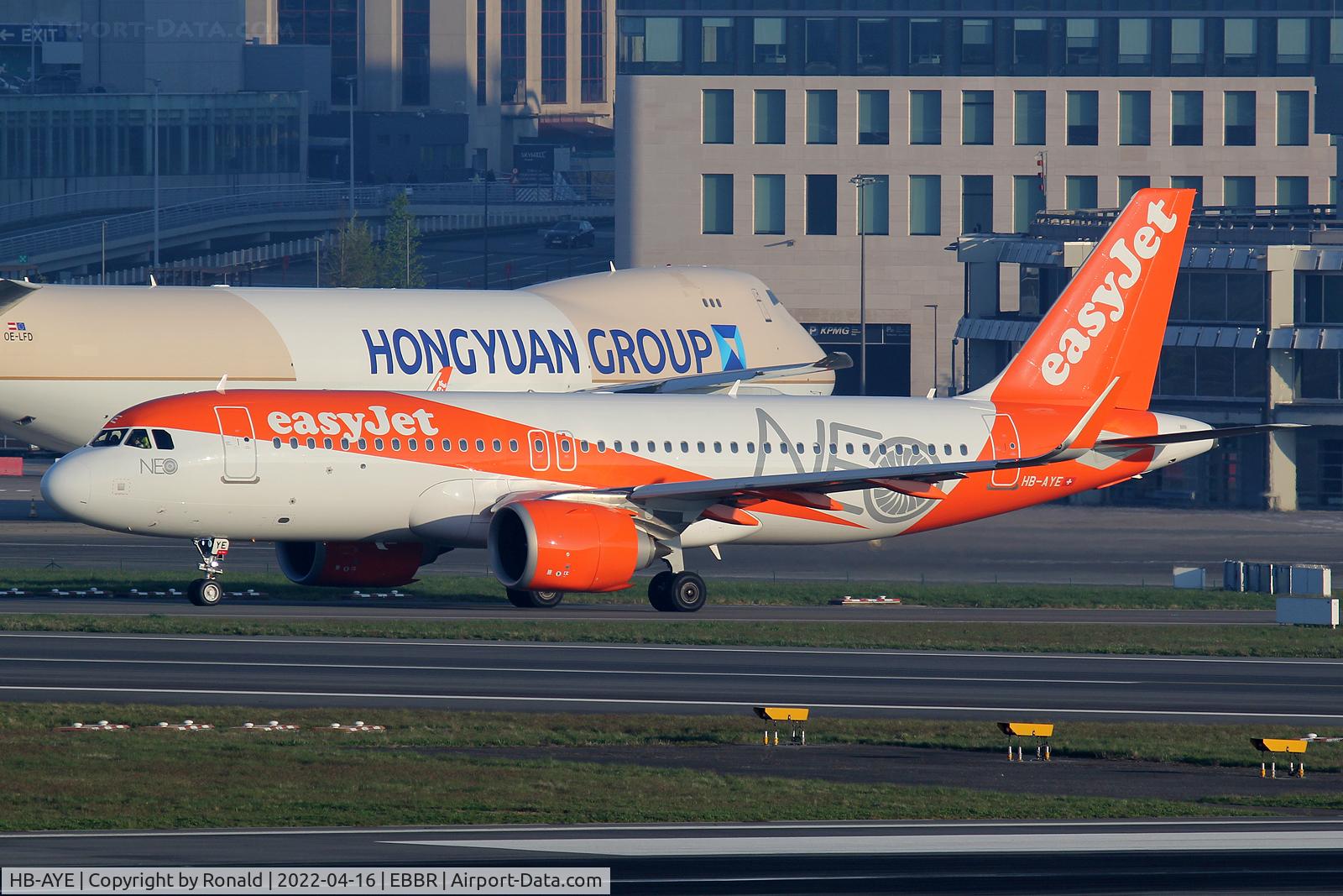 HB-AYE, 2021 Airbus A320-251N C/N 10114, at bru