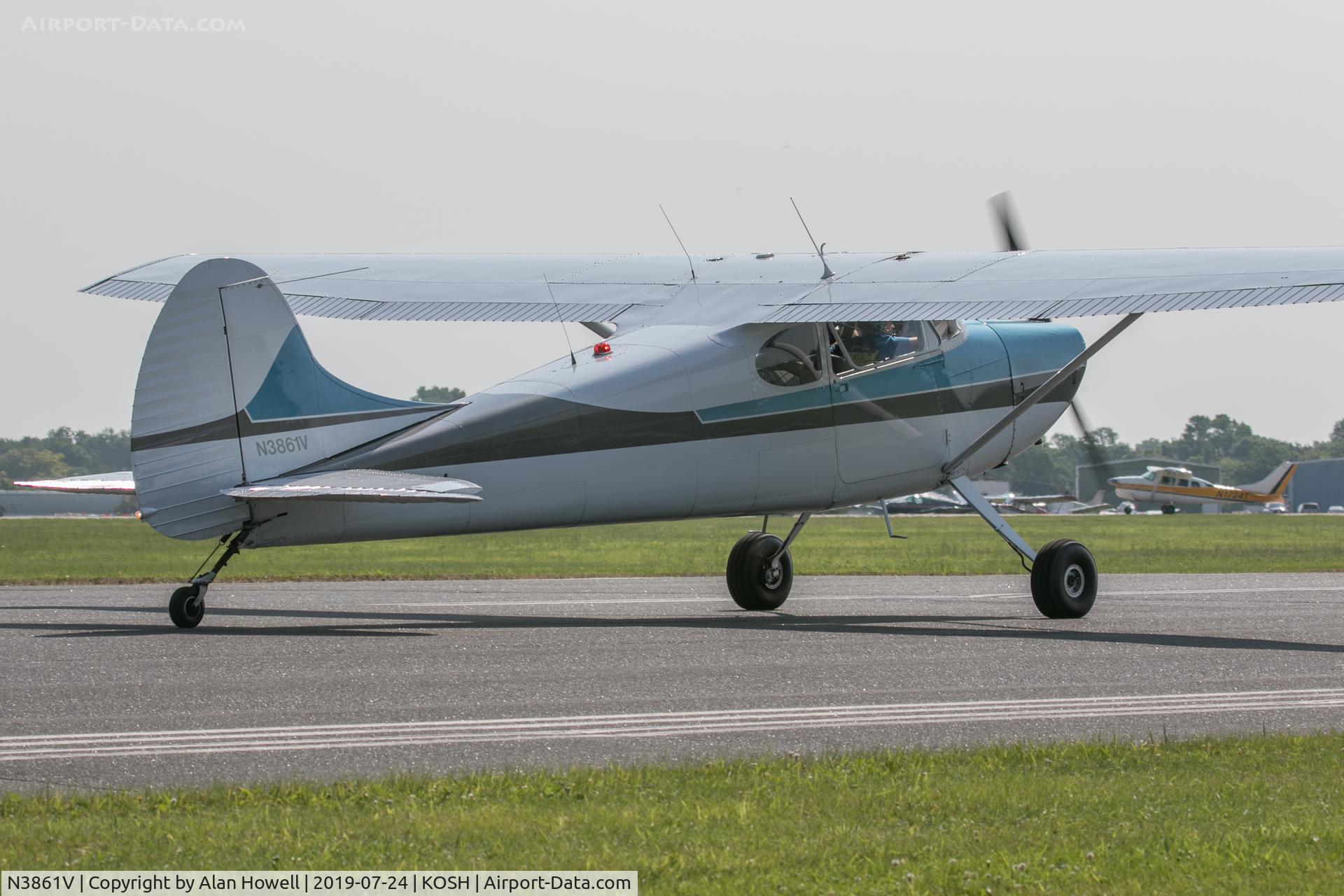 N3861V, 1949 Cessna 170A C/N 18748, At AirVenture 2019