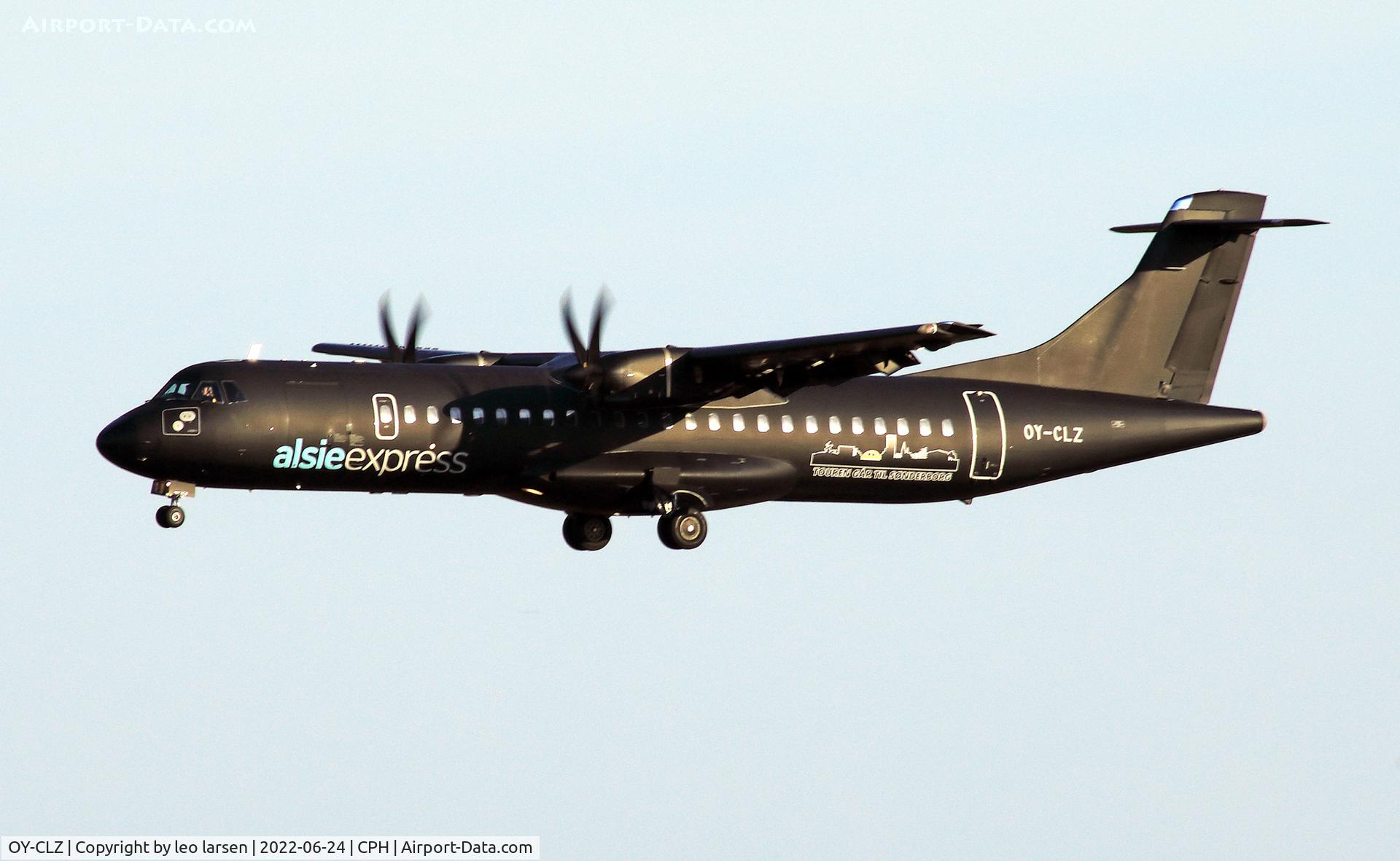 OY-CLZ, 2008 ATR 72-212A C/N 818, Copenhagen 24.6.2022