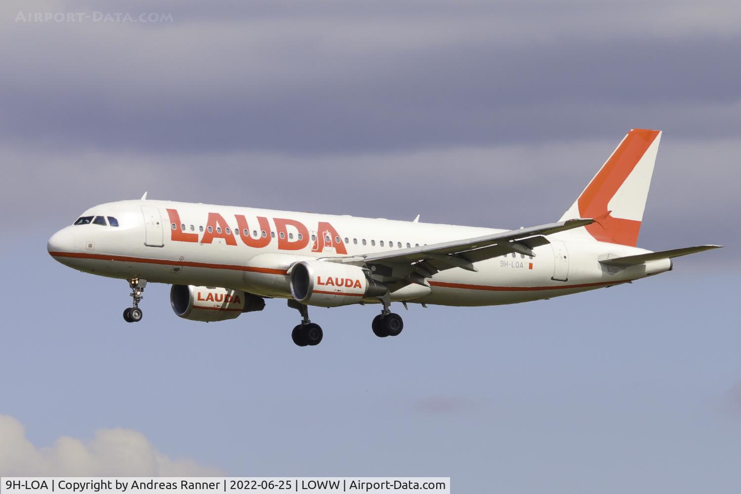 9H-LOA, 2007 Airbus A320-214 C/N 3147, Lauda Europe A320