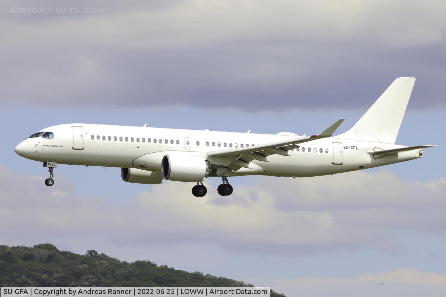 SU-GFA, 2019 Airbus A220-300 C/N 55061, EgyptAir A220 (CS-300)