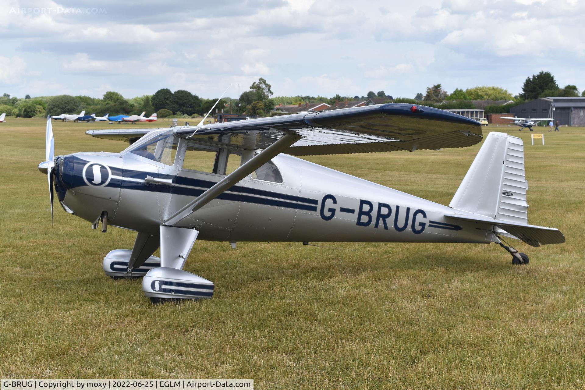 G-BRUG, 1946 Luscombe 8E Silvaire C/N 4462, Luscombe 8E Silvaire Deluxe at White Waltham. Ex N1735K