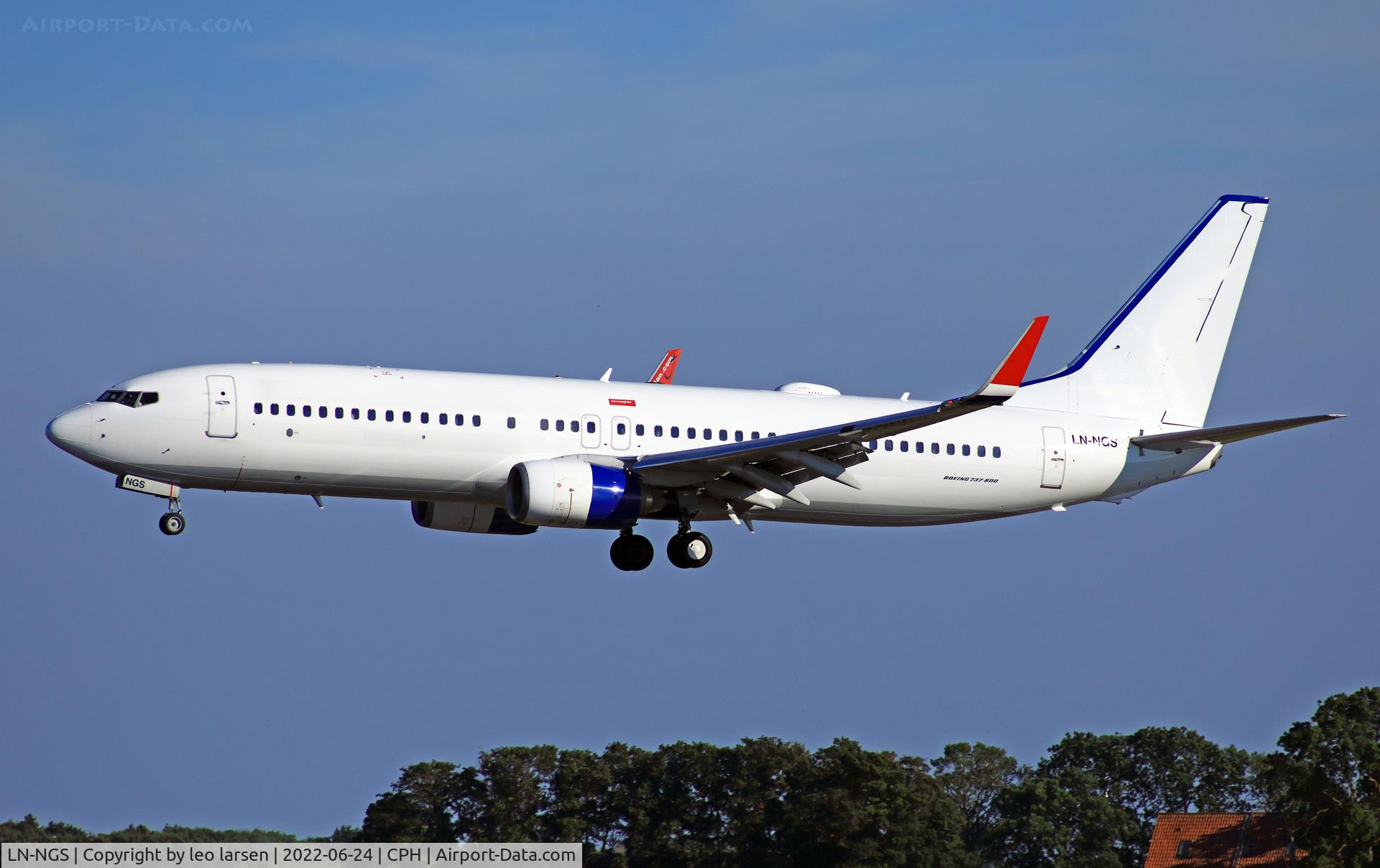 LN-NGS, 2014 Boeing 737-8JP C/N 39029, Copenhagen 24.6.2022