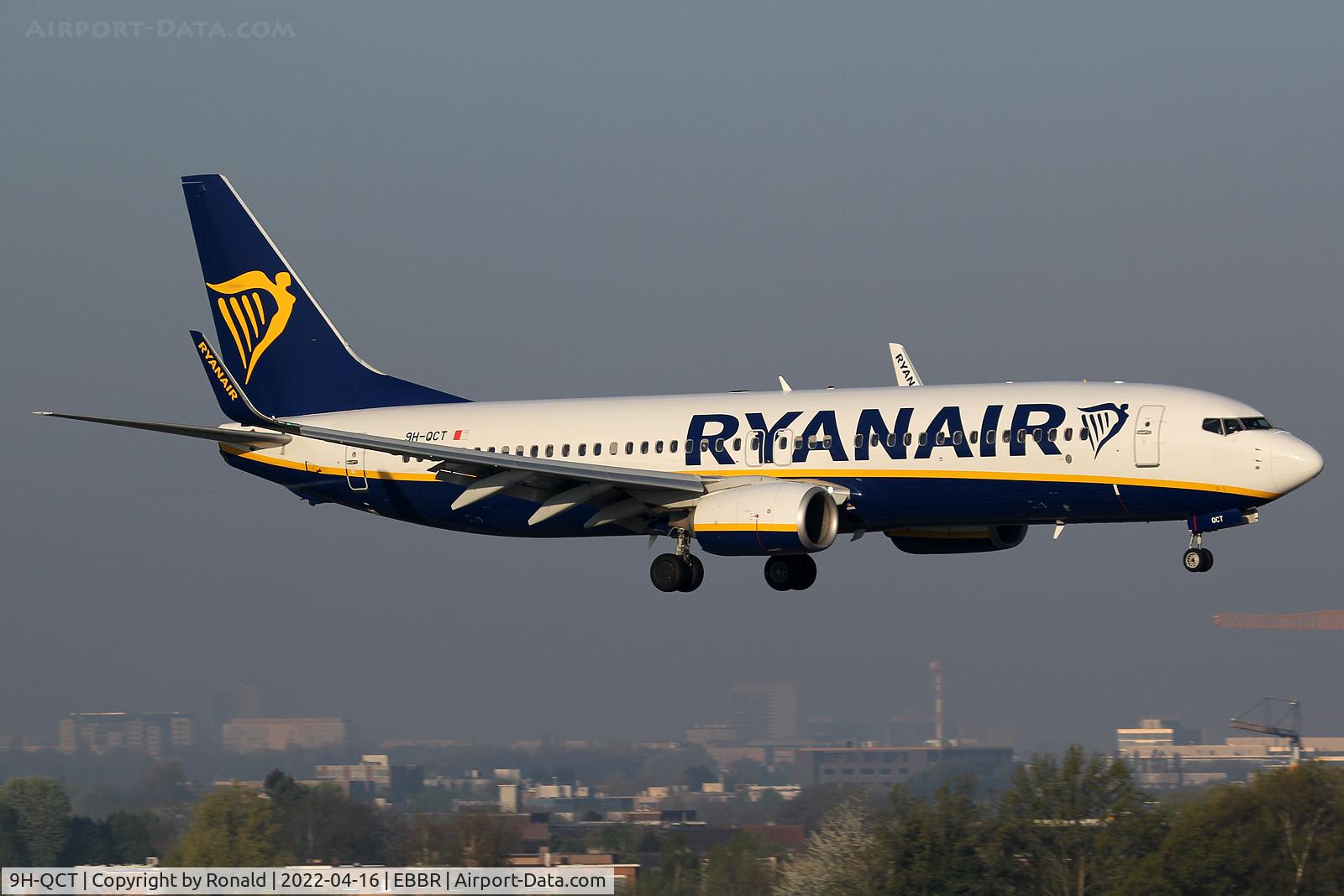 9H-QCT, 2016 Boeing 737-8AS C/N 44742, at bru