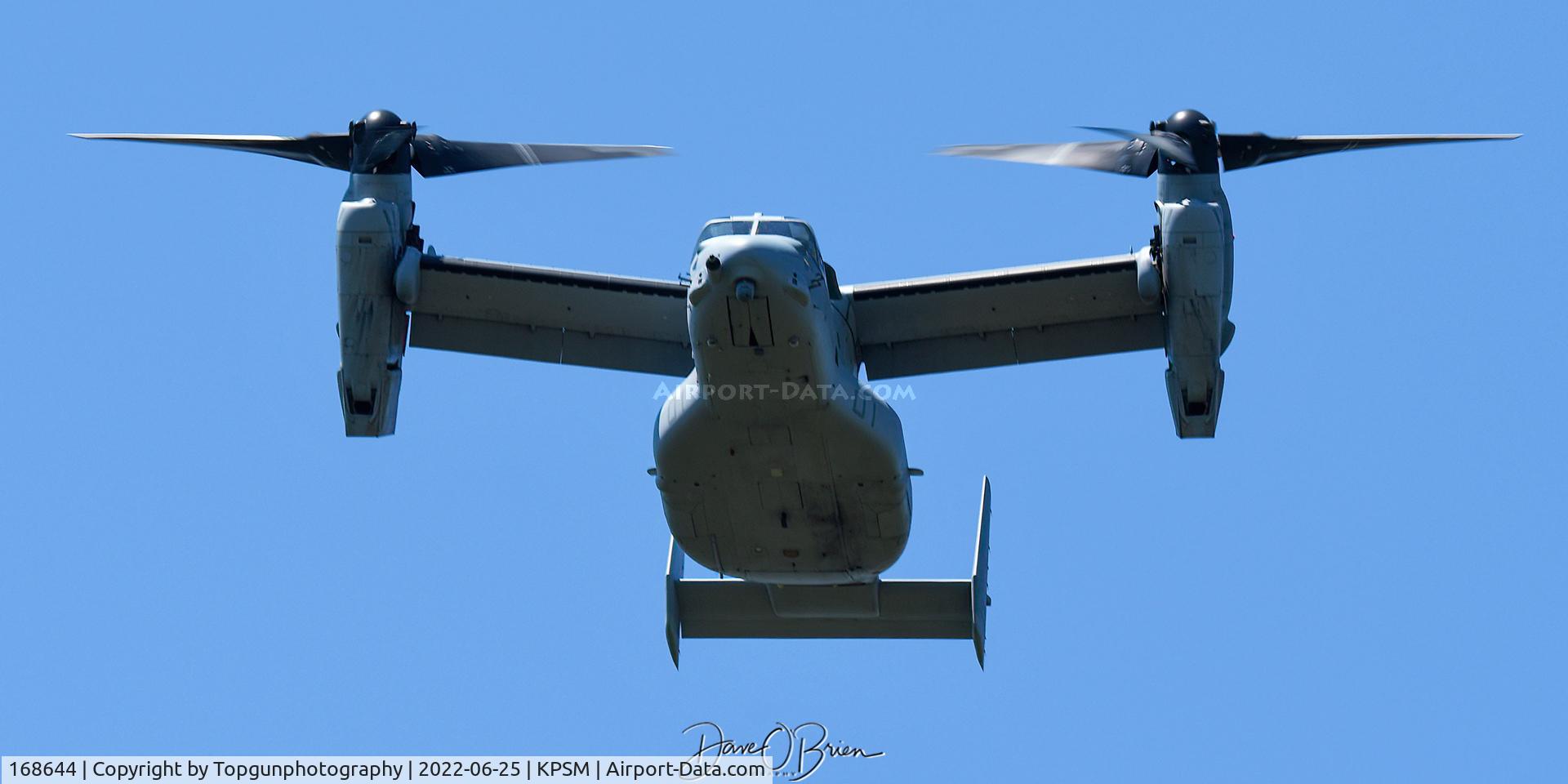 168644, Bell-Boeing MV-22B Osprey C/N D0299, CROSSBOW11 short approach to RW16