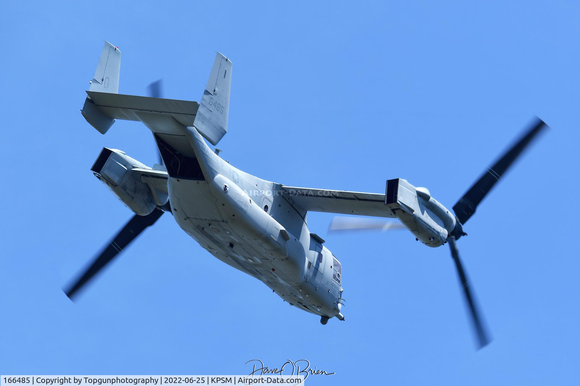 166485, Bell Boeing MV-22B Osprey C/N D0064, CROSSBOW31