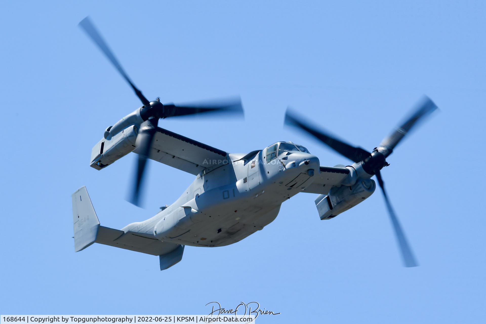 168644, Bell-Boeing MV-22B Osprey C/N D0299, CROSSBOW11 Coming down RW34