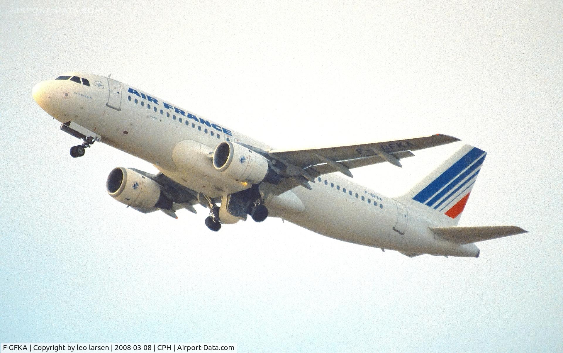 F-GFKA, 1987 Airbus A320-111 C/N 005, Copenhagen 8.3.2008