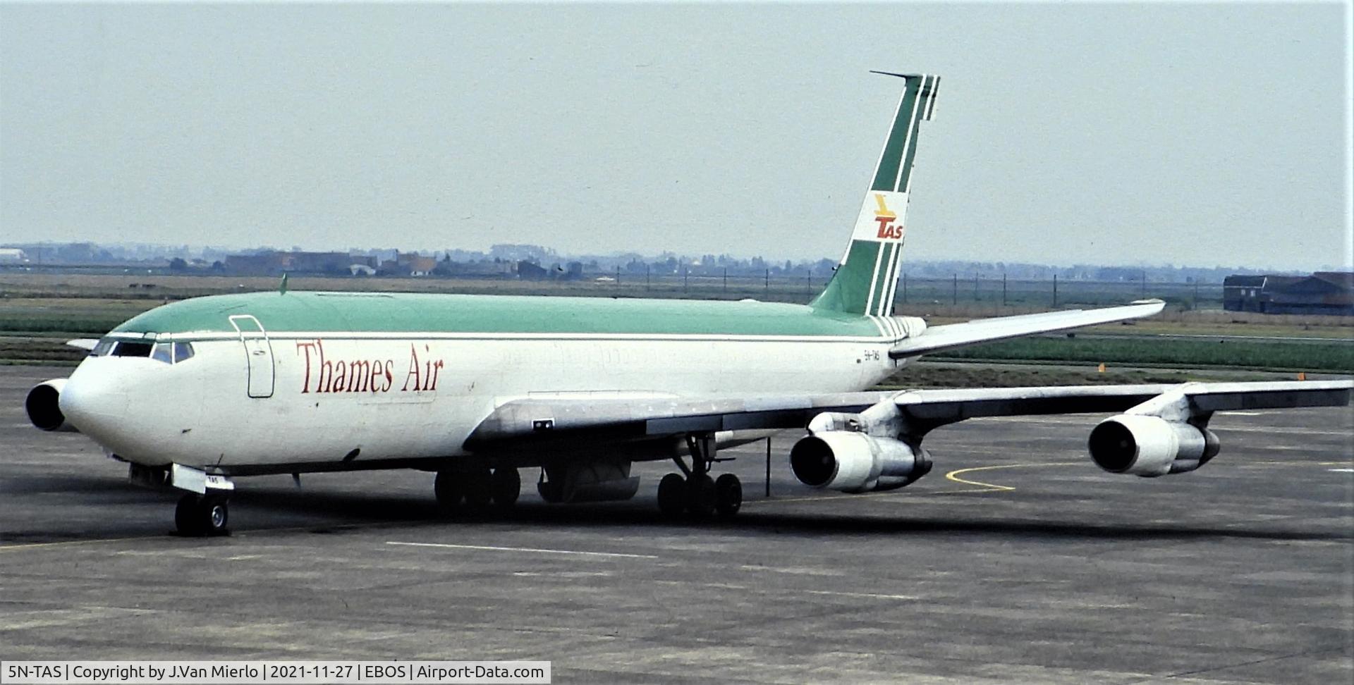 5N-TAS, 1967 Boeing 707-321C C/N 19375, Slide scan '90s