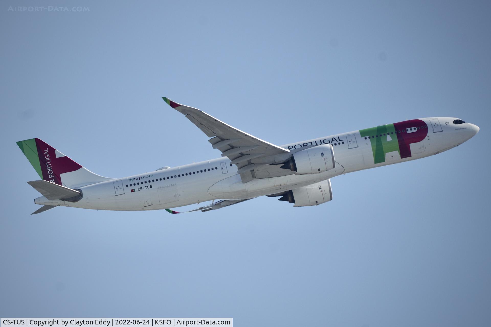 CS-TUS, 2019 Airbus A330-941 C/N 1954, SFO 2022.