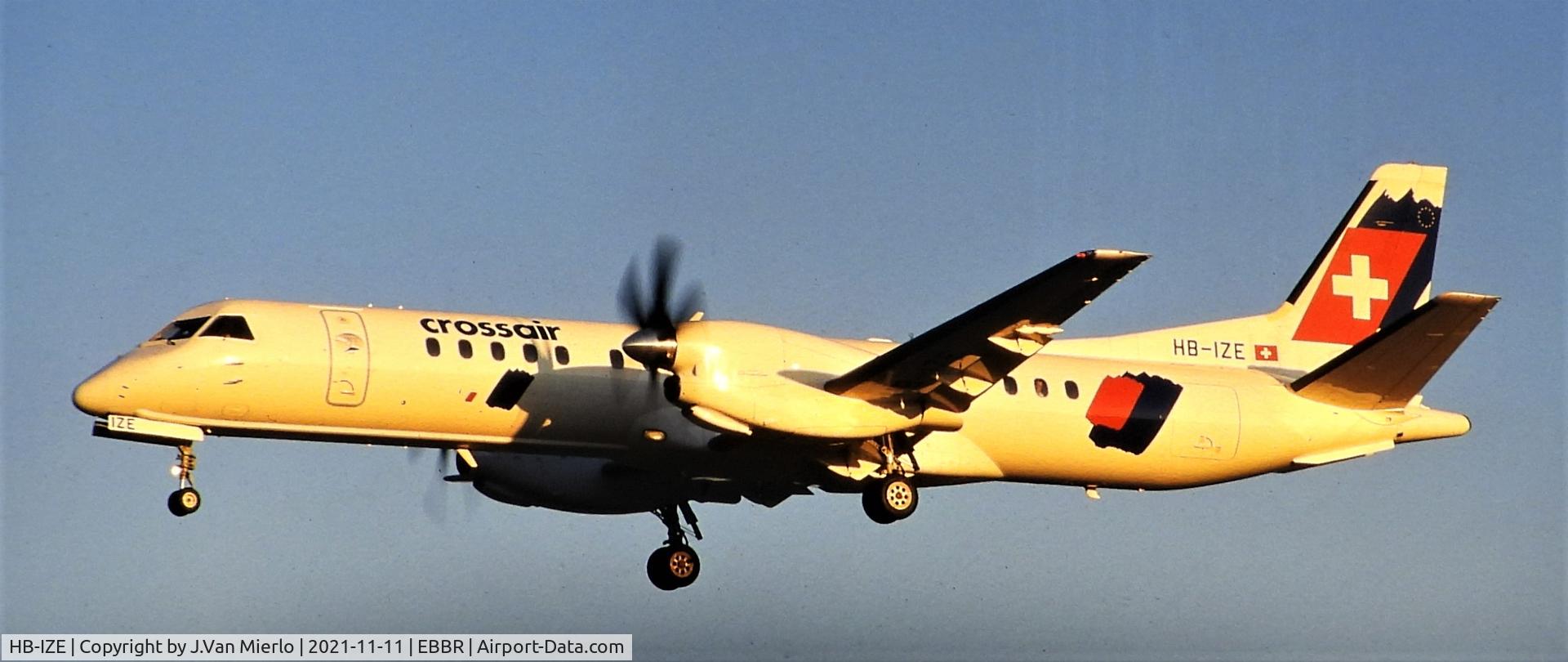 HB-IZE, 1994 Saab 2000 C/N 2000-008, Slide scan