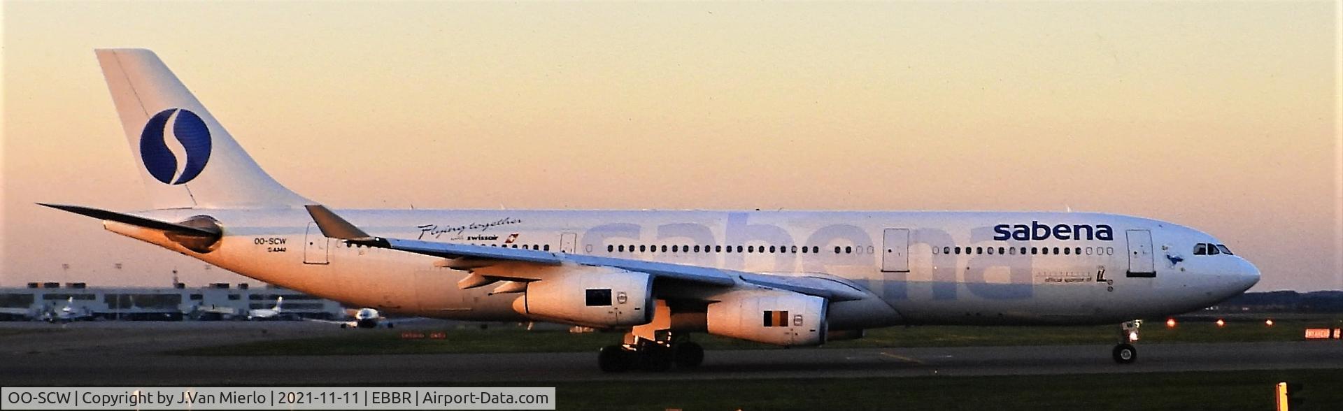 OO-SCW, 1993 Airbus A340-212 C/N 14, Slide scan
